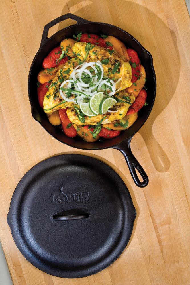slide 3 of 6, Lodge Cast Iron 12-in Cast iron Skillet, 1 ct