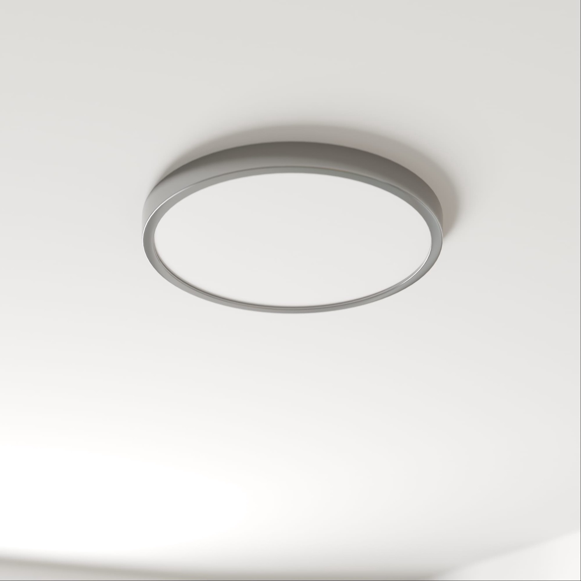 slide 4 of 6, Project Source 1 -Light 14-in Brushed Nickel Integrated LED Flush Mount Light 2 -Pack, 1 ct