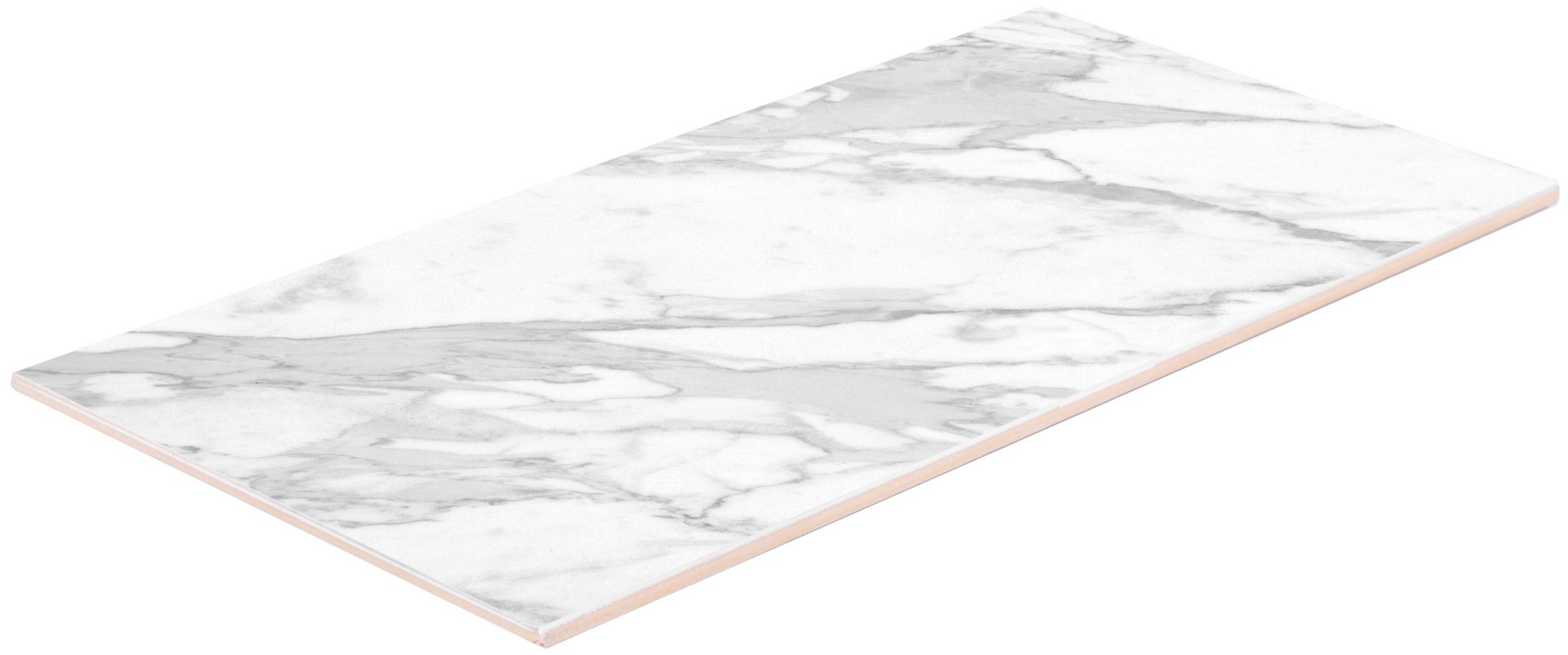 slide 3 of 6, Satori Regent Carrara 8-in x 16-in Glossy Ceramic Wall Tile ( 0.86-sq ft Piece ), 1 ct