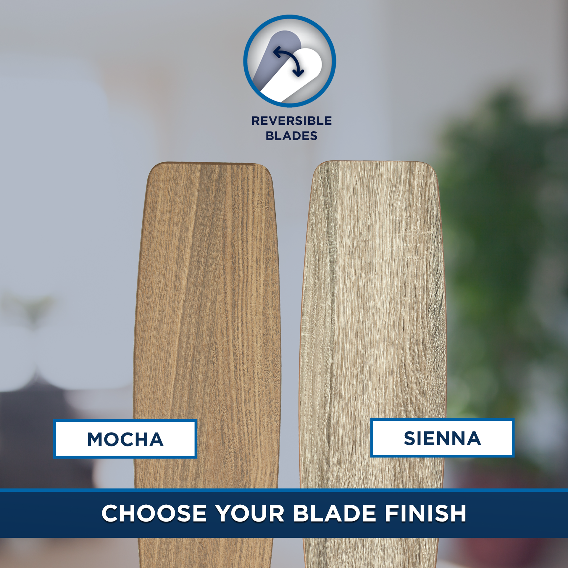 slide 6 of 6, Harbor Breeze Notus 52-in Bronze with Mocha/Sienna Blades Ceiling Fan With Light 5 -Blade, 1 ct