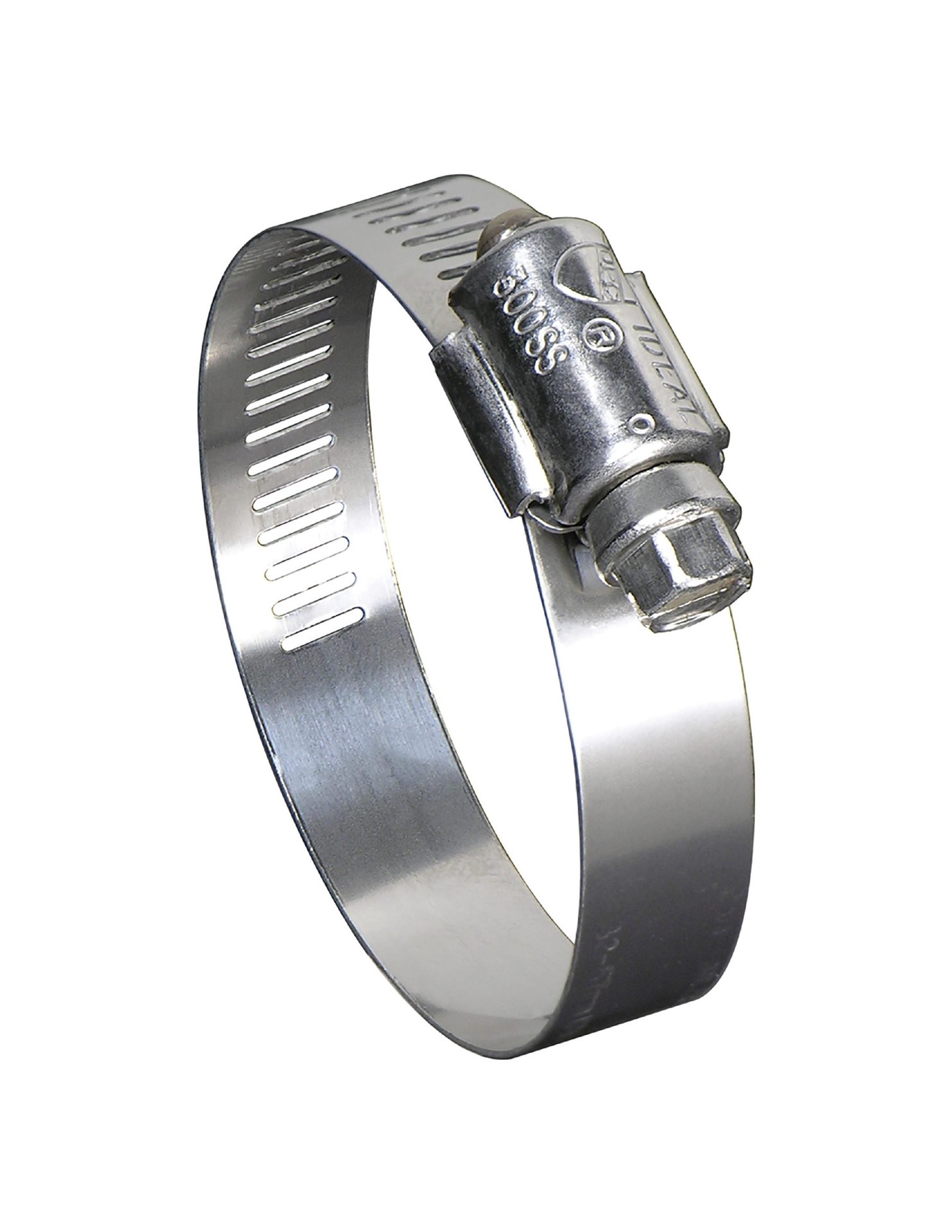 slide 1 of 4, IDEAL-TRIDON 1-1/4-in to 2-1/4-in dia Stainless steel Adjustable clamp, 1 ct