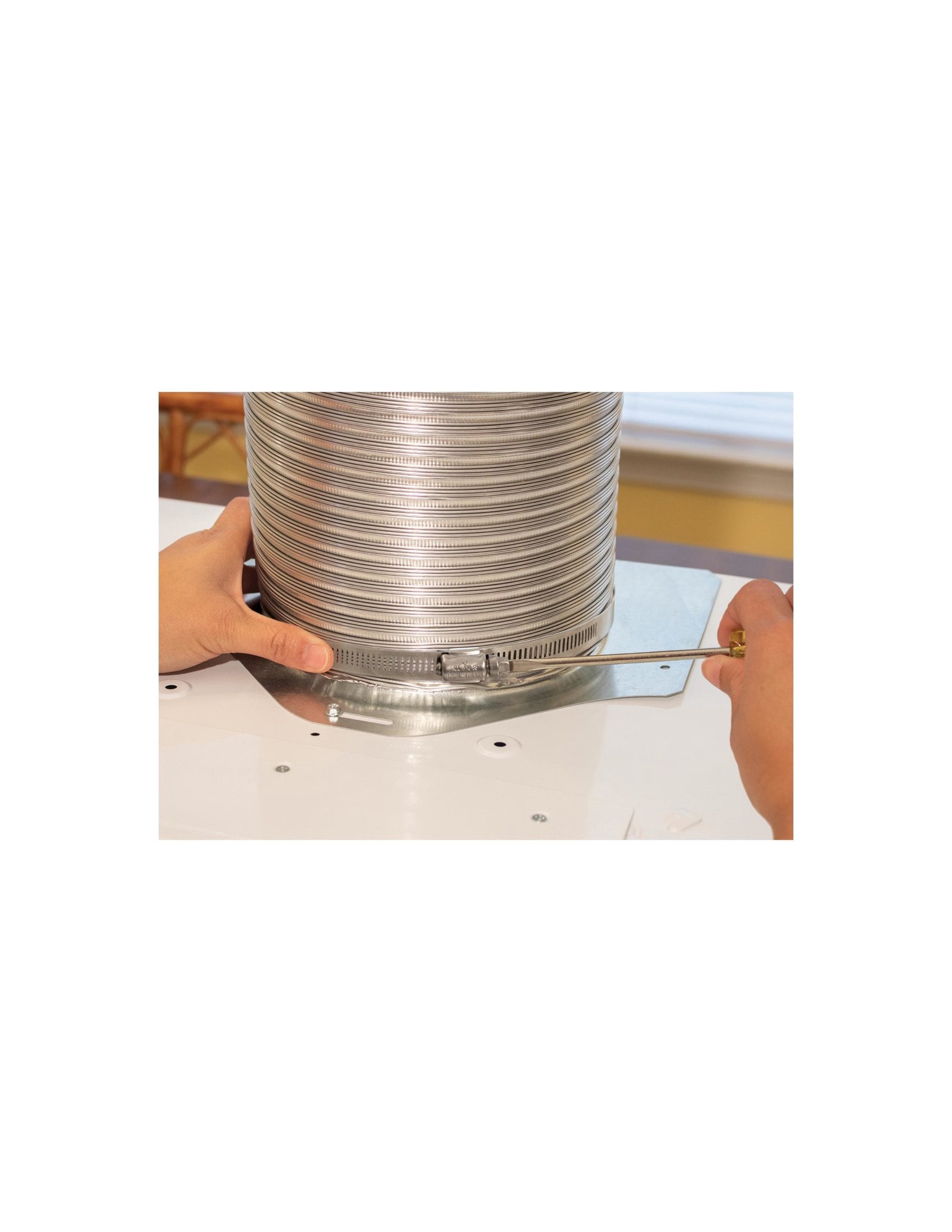 slide 2 of 4, IDEAL-TRIDON 5-9/16-in to 7-in dia Stainless steel Adjustable clamp, 1 ct