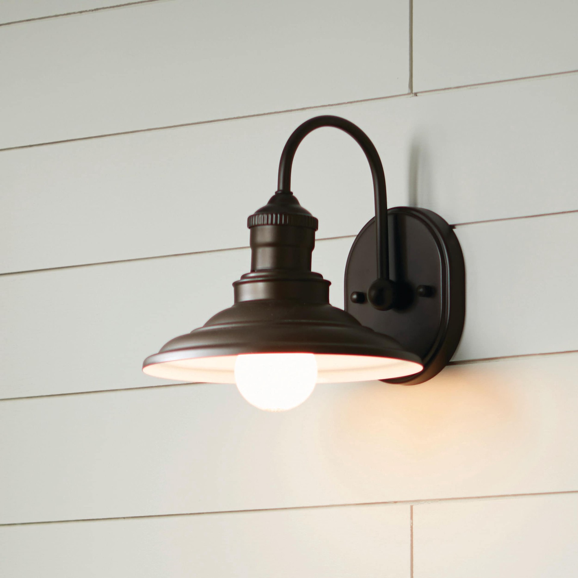 slide 1 of 6, allen + roth Hainsbrook 8-in 1 -Light Antique Bronze Coastal Vanity light, 1 ct