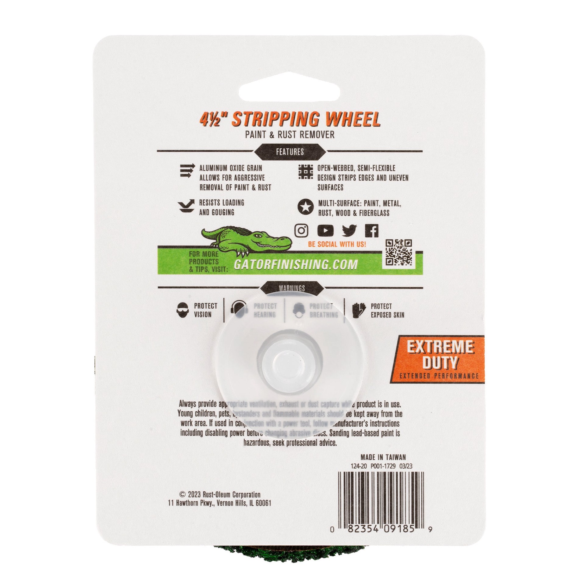 slide 2 of 6, Gator Aluminum oxide 60 -Grit Disc Sandpaper, 1 ct