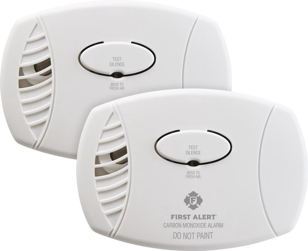 slide 2 of 6, First Alert Battery-operated Carbon Monoxide Detector (2-Pack), 1 ct