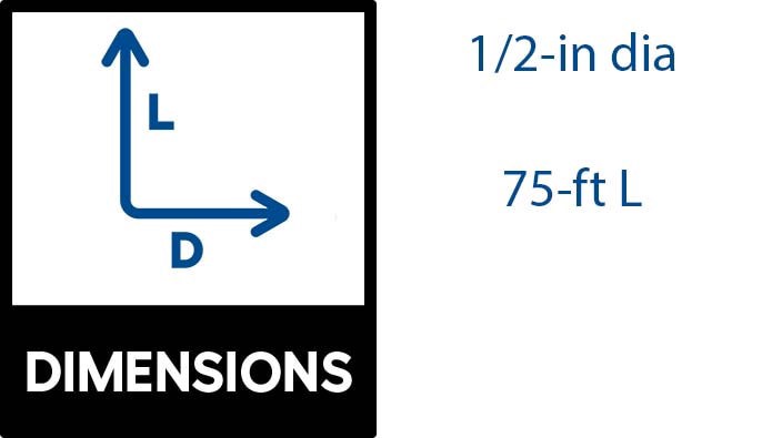slide 2 of 2, PRO-FLEX 1/2-in x 75-ft CSST Stainless Steel Coil, 1 ct