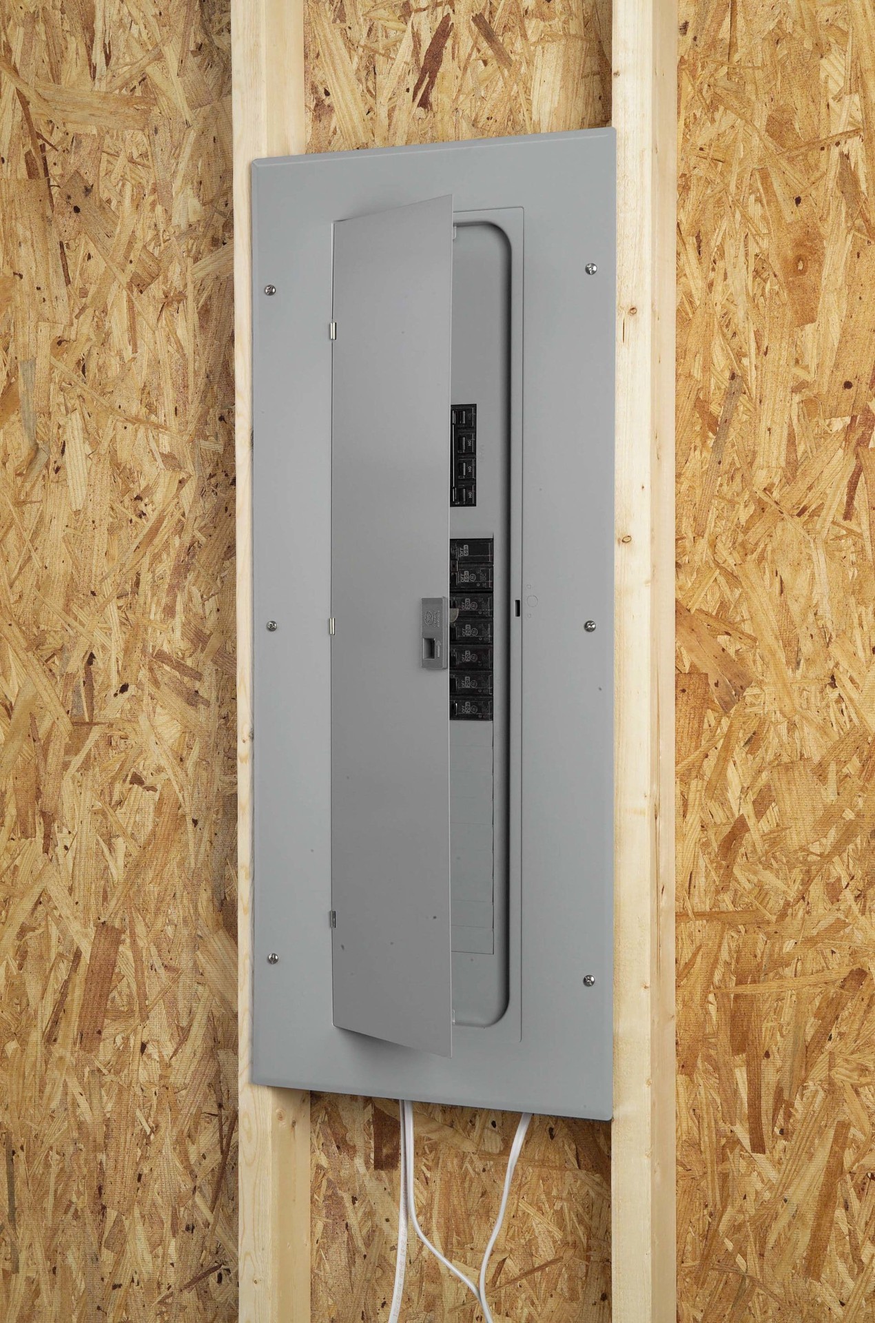slide 5 of 6, GE PowerMark Gold 200 -Amp 32 -Spaces 40 -Circuit Indoor Main Breaker Load Center (Value Pack), 1 ct