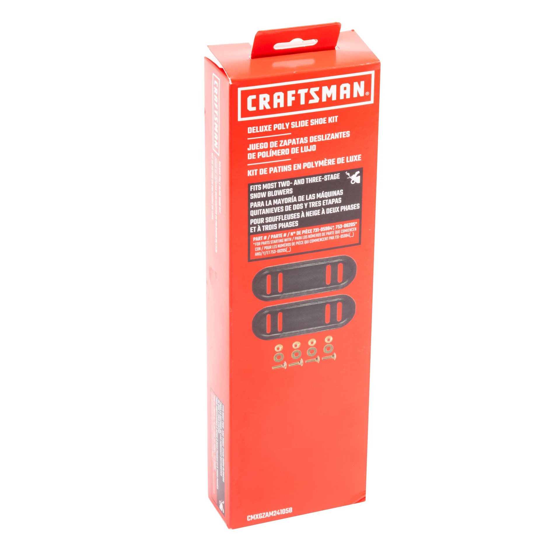 slide 5 of 6, CRAFTSMAN Skid shoes for 2-stage snow blower, 1 ct