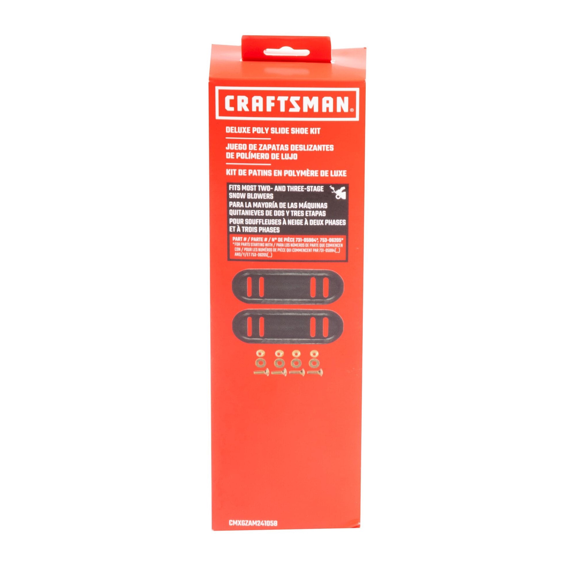 slide 1 of 6, CRAFTSMAN Skid shoes for 2-stage snow blower, 1 ct