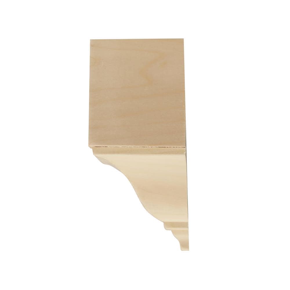 slide 5 of 6, Ornamental Mouldings 5-7/8-in x 2-13/16-in Interior Unfinished 1898 Inside corner Crown Moulding Block, 1 ct