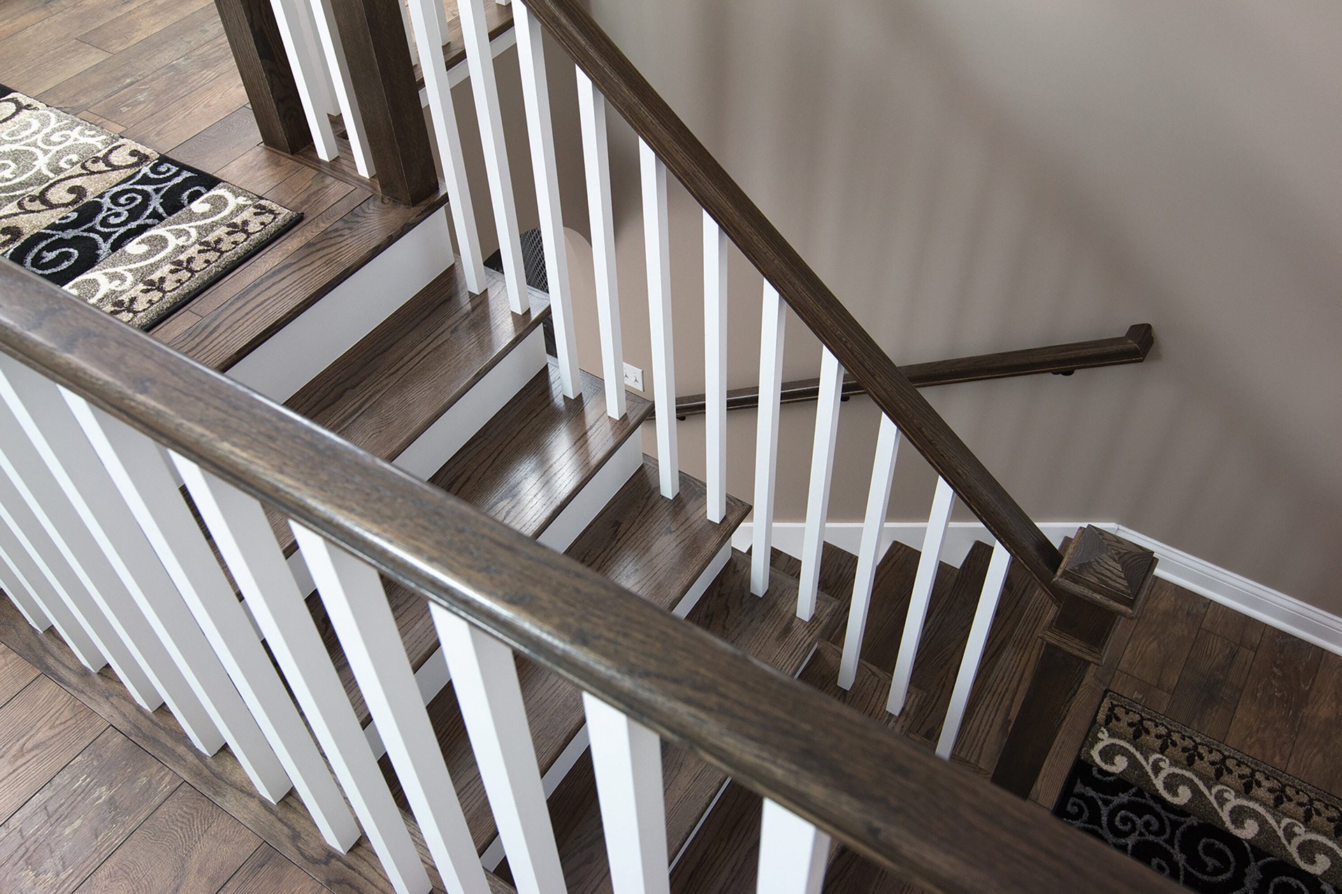 slide 3 of 5, RELIABILT 48.0-in x 11.5-in x 1.03-in Unfinished Red oak Left return Bullnose Stair Tread, 1 ct