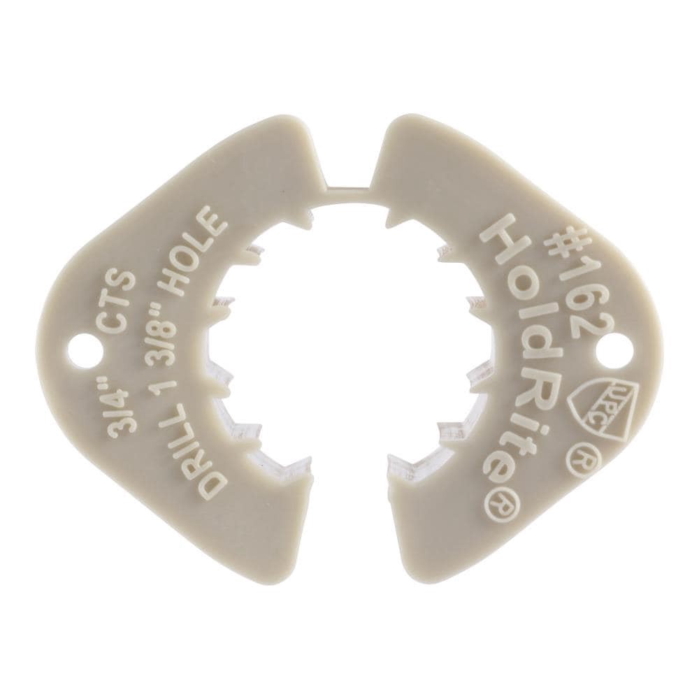 slide 3 of 6, HoldRite 10 -Pack 3/4-in to 3/4-in dia Plastic Stud isolation insert, 1 ct