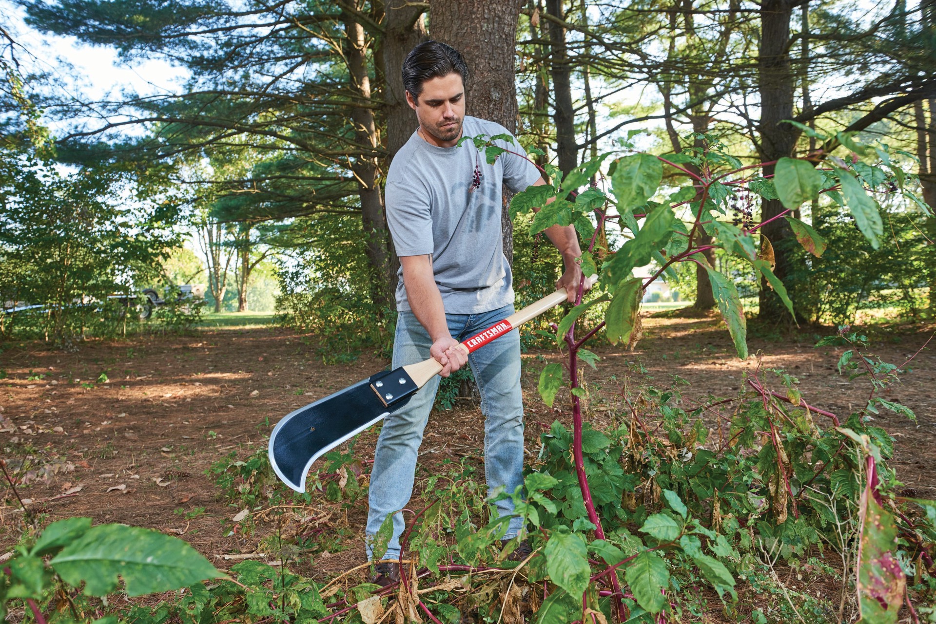 slide 3 of 6, CRAFTSMAN 36-in Wood Bush Axe, 1 ct