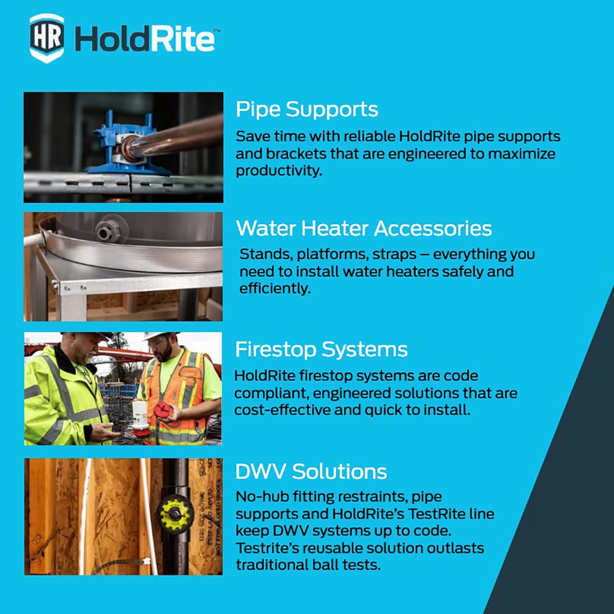 slide 6 of 6, HoldRite 4-in to 4-in dia Galvanized Hanger iron, 1 ct