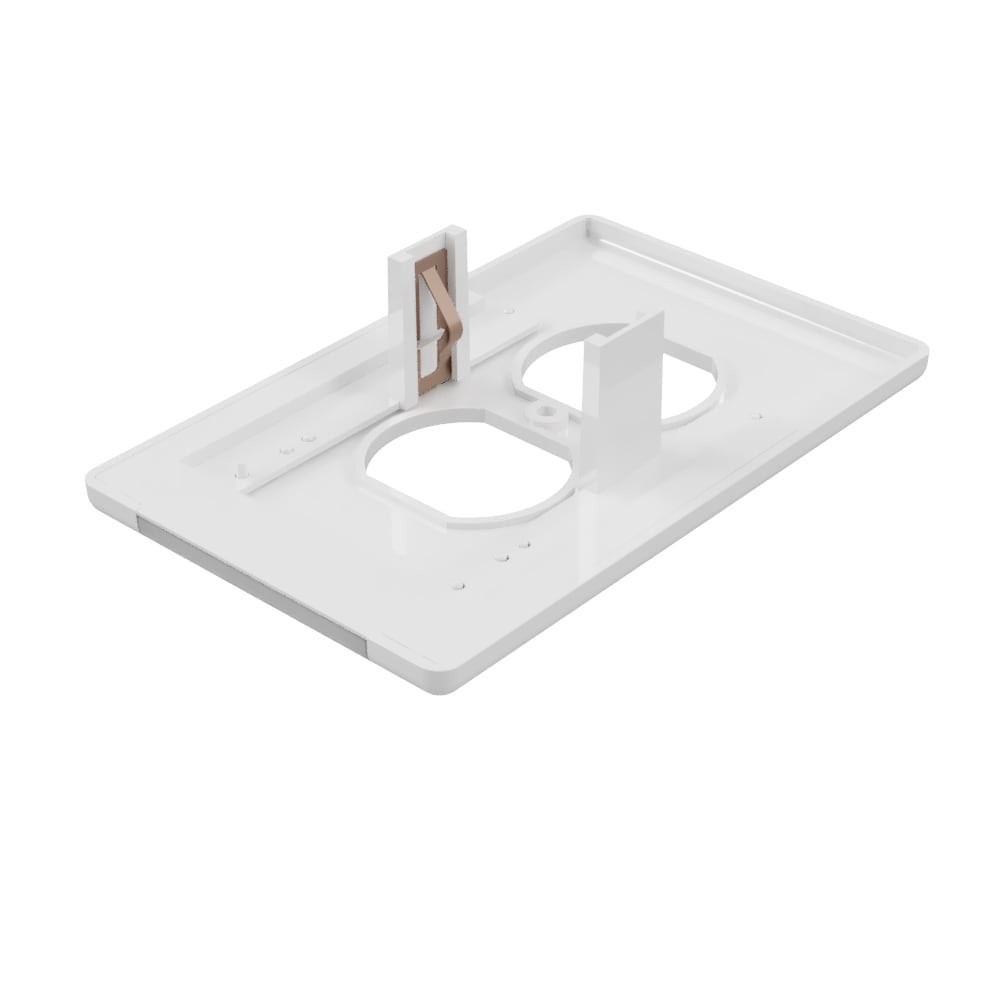 slide 2 of 6, Westek LumiCover 1 -Gang Specialty Size White Plastic Indoor Duplex Wall Plate, 1 ct