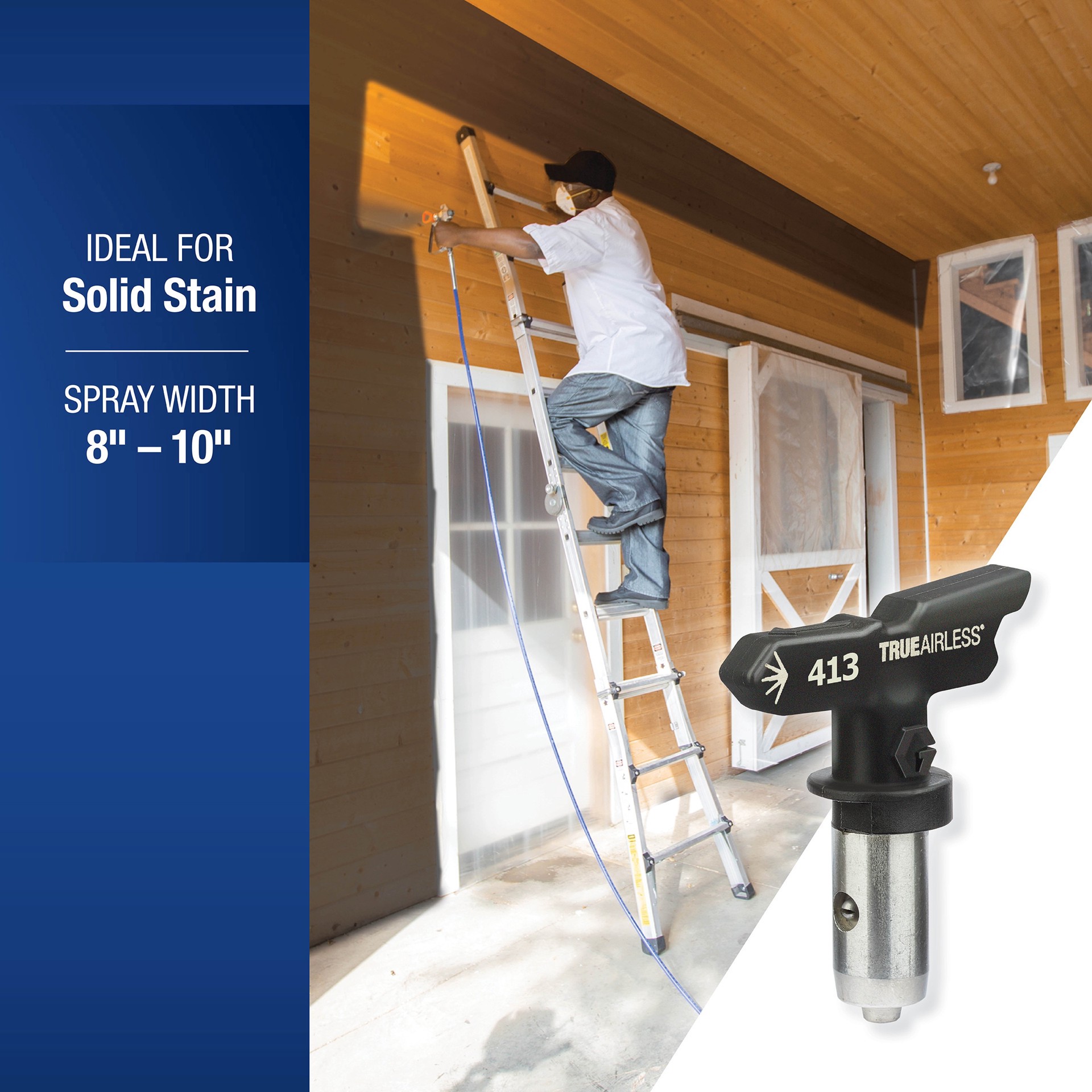 slide 2 of 6, Graco TrueAirless 413 0.013-in Hole 0.65-in Length Paint sprayer tip, 1 ct