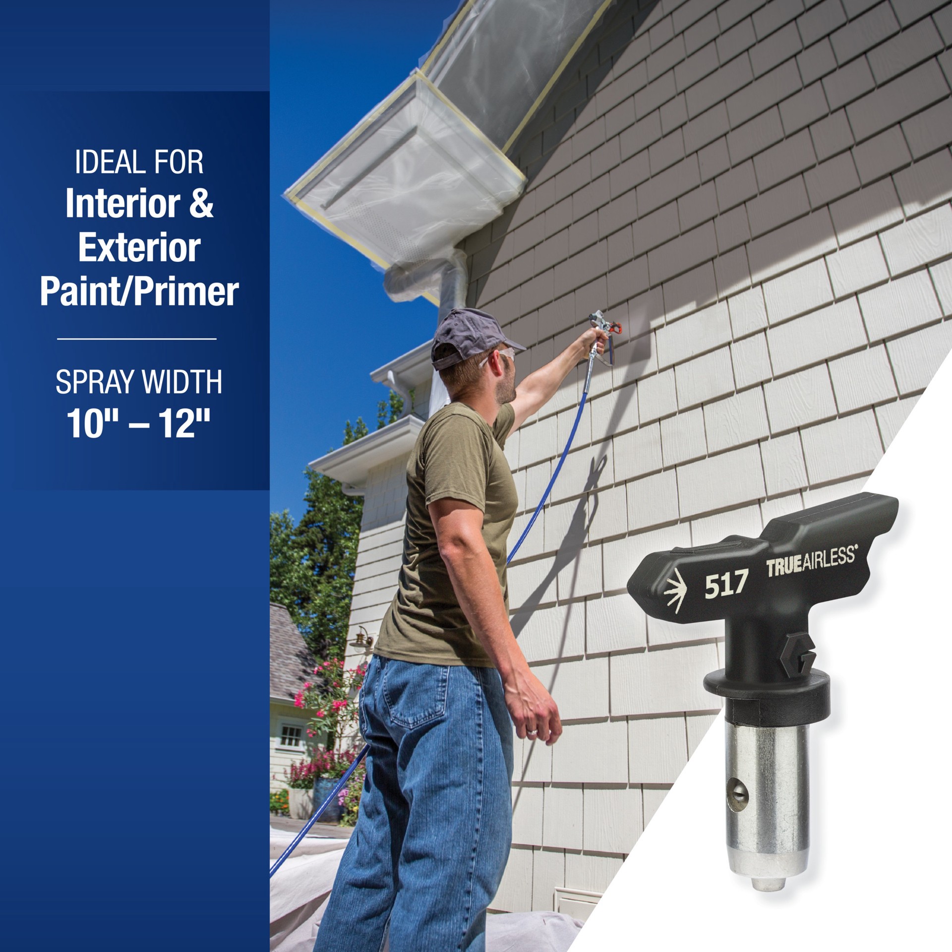 slide 2 of 6, Graco TrueAirless 517 0.017-in Hole 0.65-in Length Paint sprayer tip, 1 ct