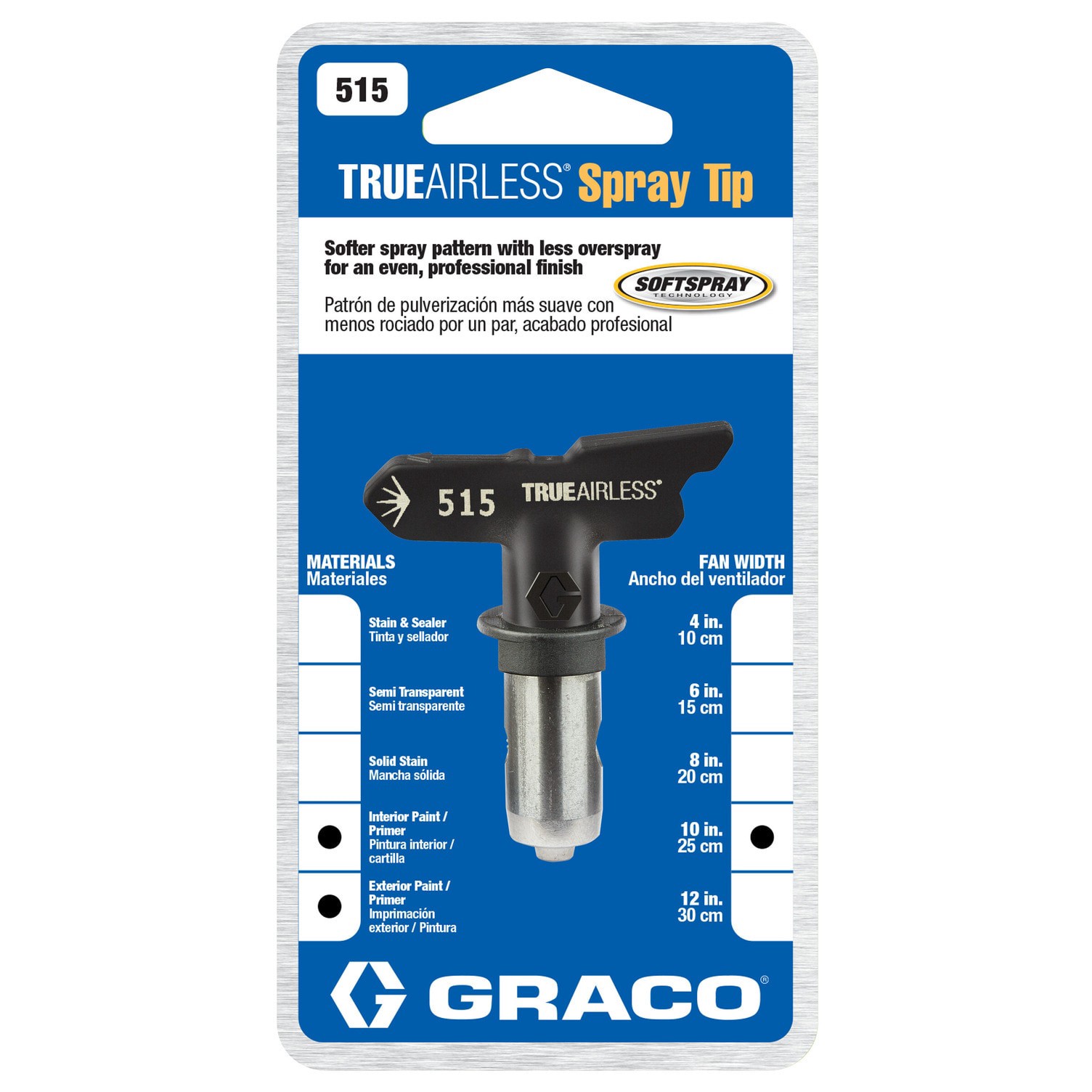 slide 3 of 6, Graco TrueAirless 515 0.015-in Hole 0.65-in Length Paint sprayer tip, 1 ct