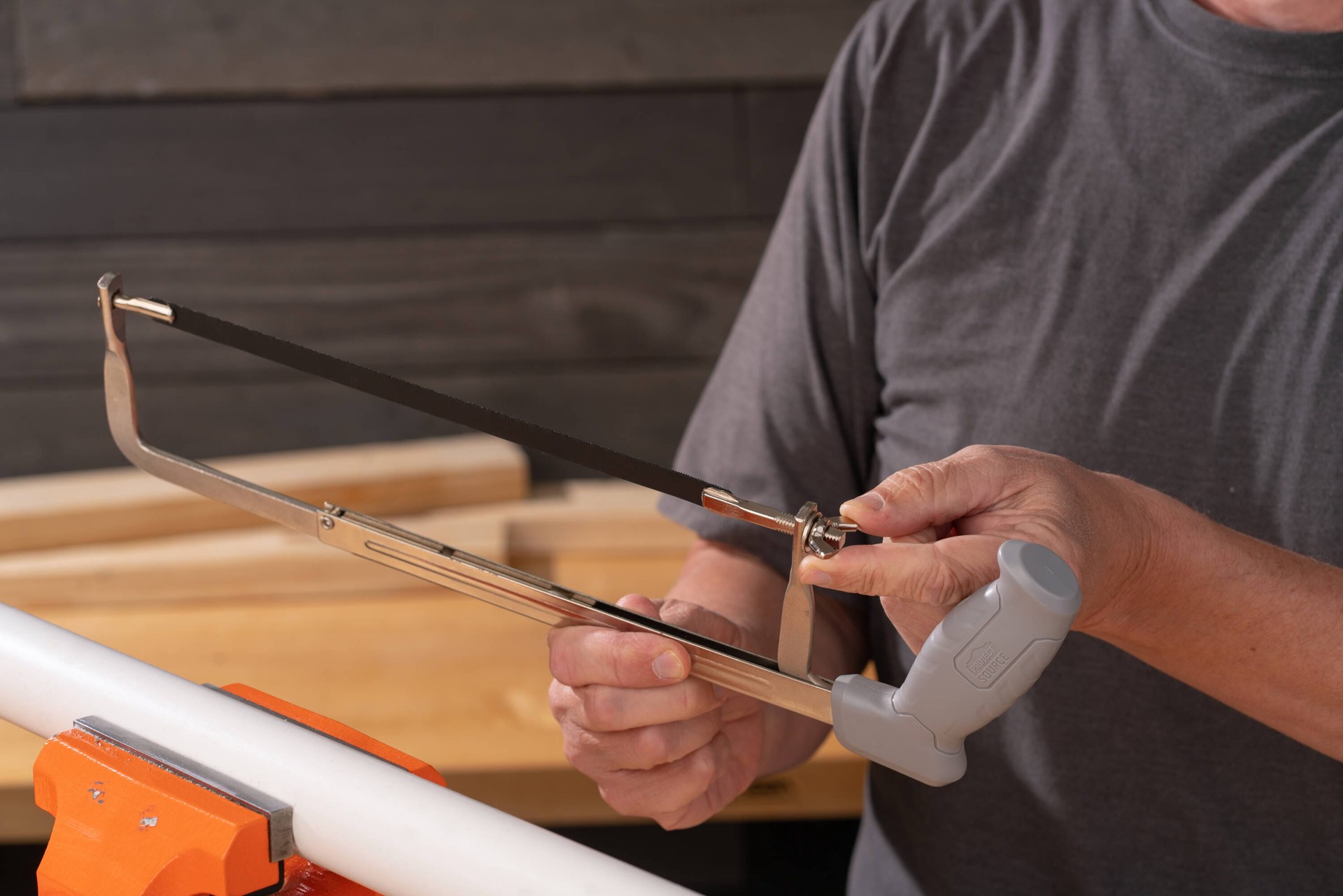 slide 3 of 4, Project Source 10-in Extra fine cut Hack Saw, 1 ct