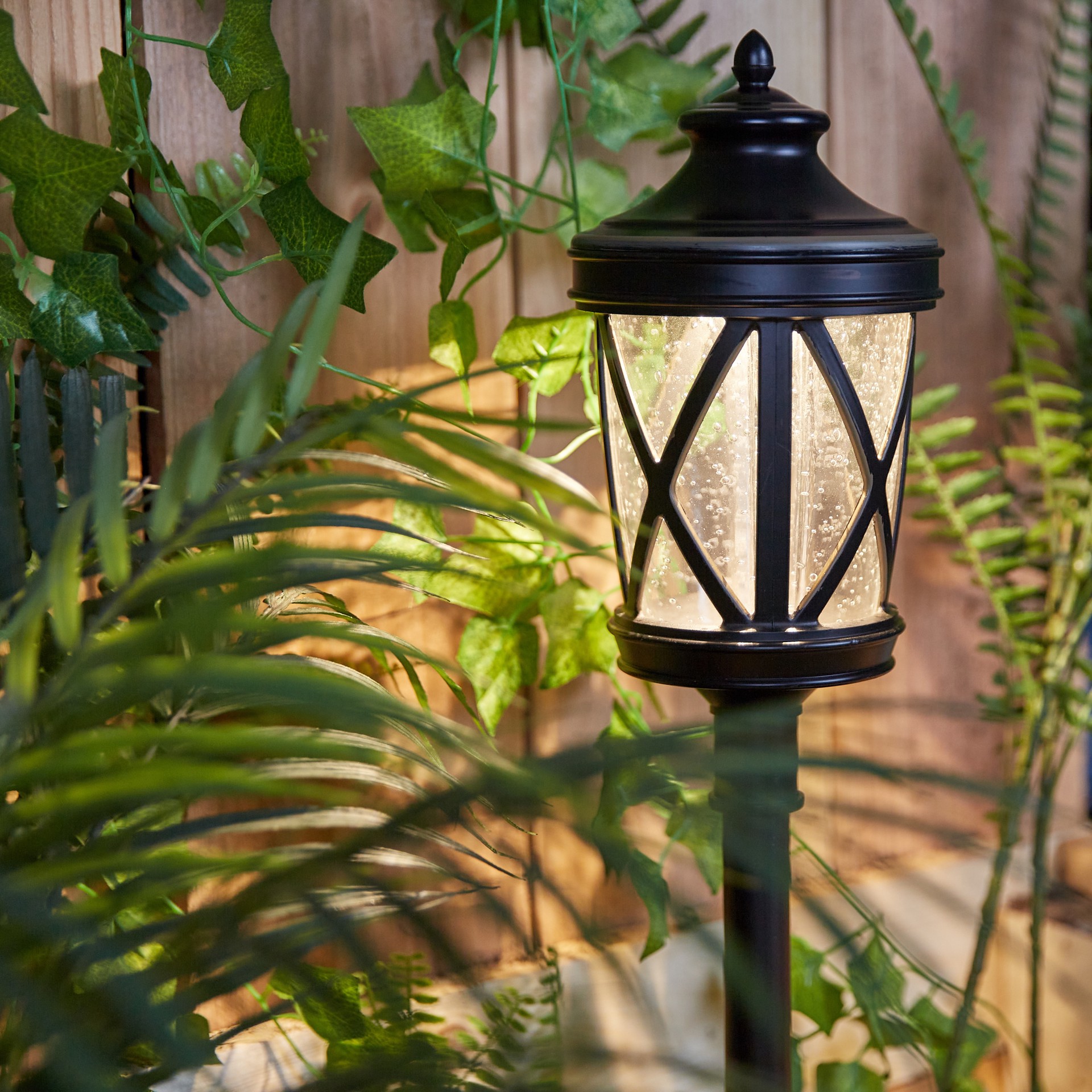 slide 5 of 6, Harbor Breeze 81 -Lumens 4 -Watt Bronze Low voltage Plug-in LED Outdoor Path Light ( 3000-K ), 1 ct