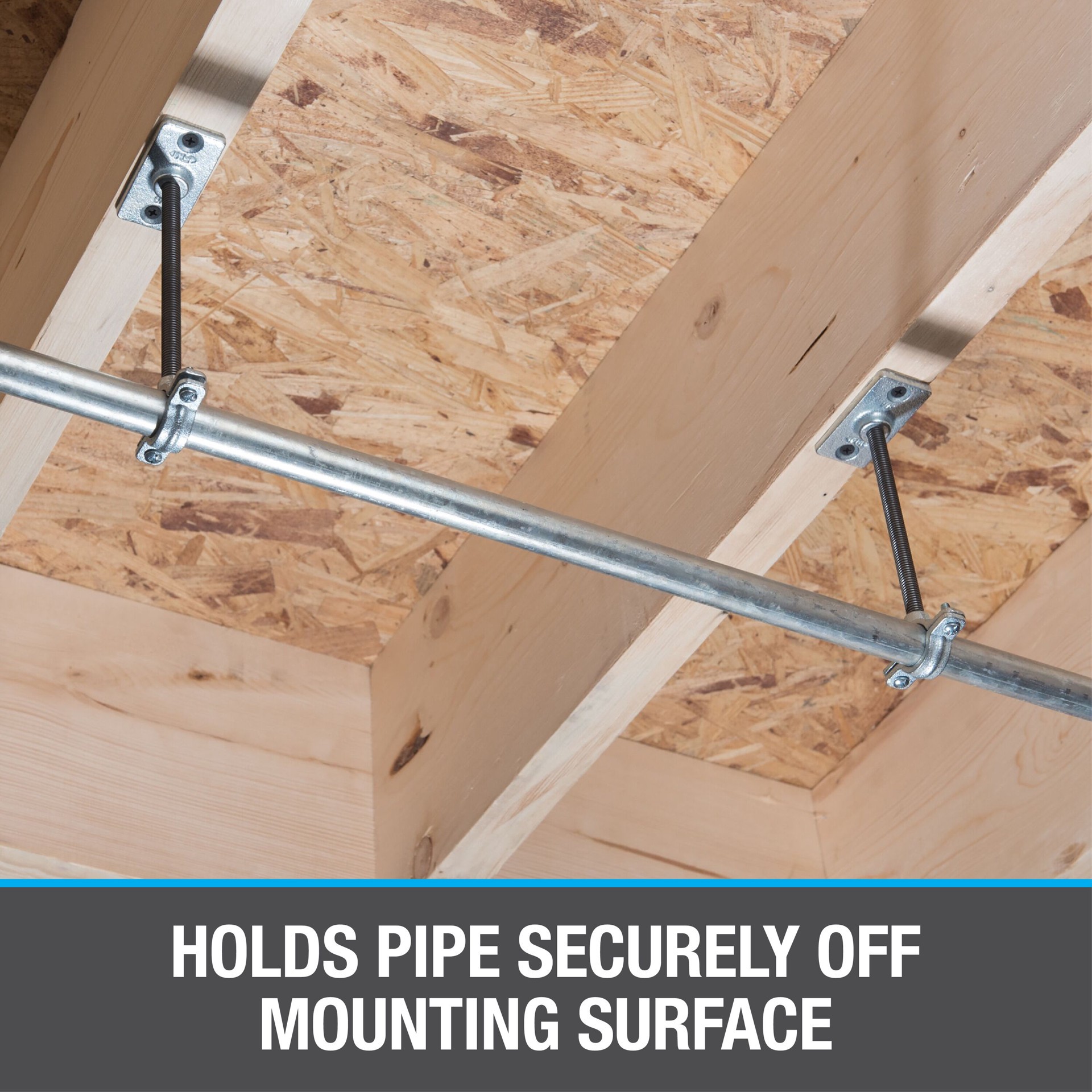 slide 2 of 6, Oatey 1-1/2-in to 1-1/2-in dia Galvanized Split ring hanger, 1 ct