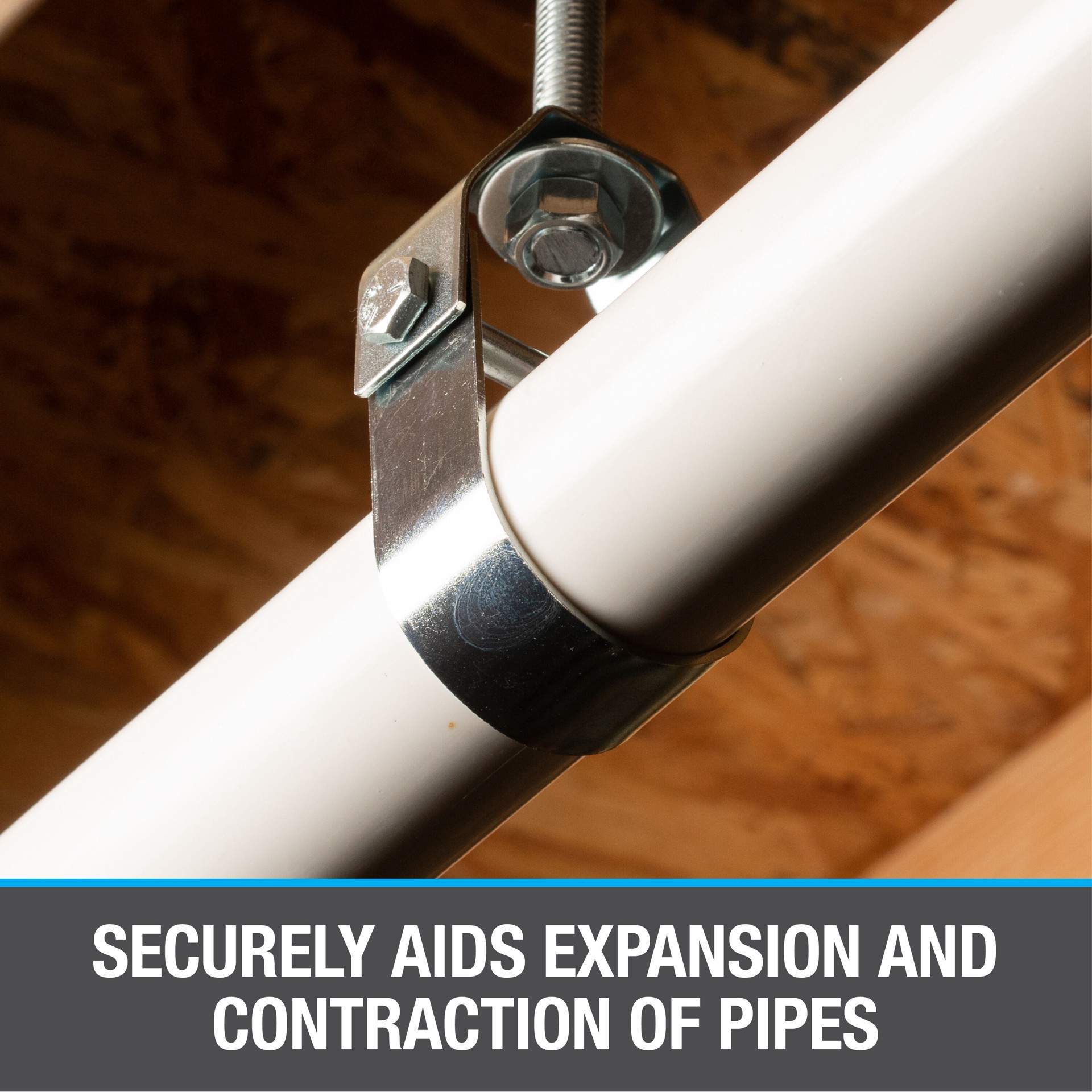 slide 2 of 5, Oatey 2-in to 2-in dia Steel Clevis hanger, 1 ct