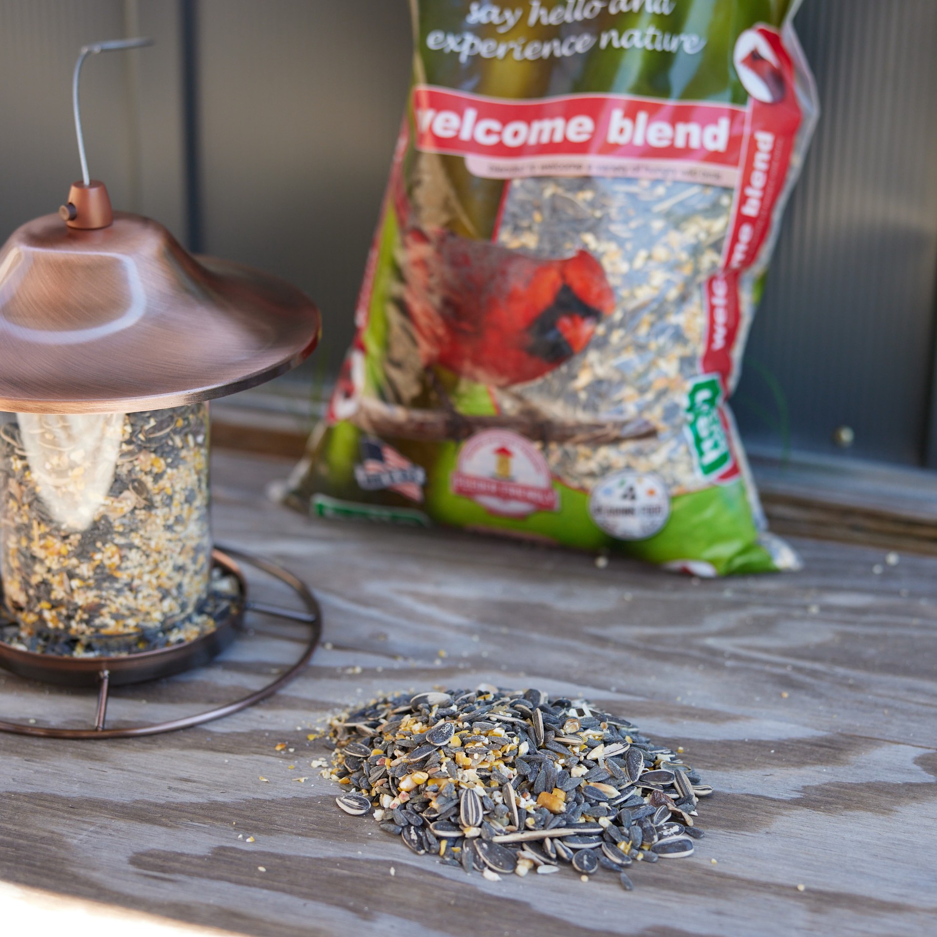 slide 6 of 6, Hello Birds Welcome Blend Wild Bird Seed 8-lb, 1 ct