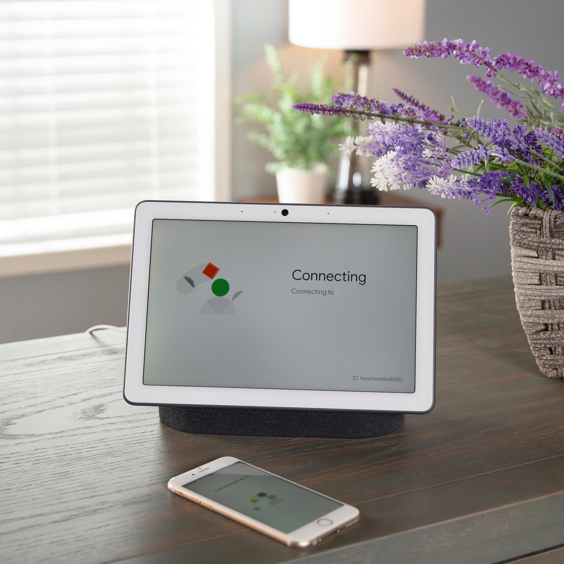 slide 2 of 6, Google Nest Hub Max Smart Speaker with Google Assistant Voice Control in Charcoal, 1 ct