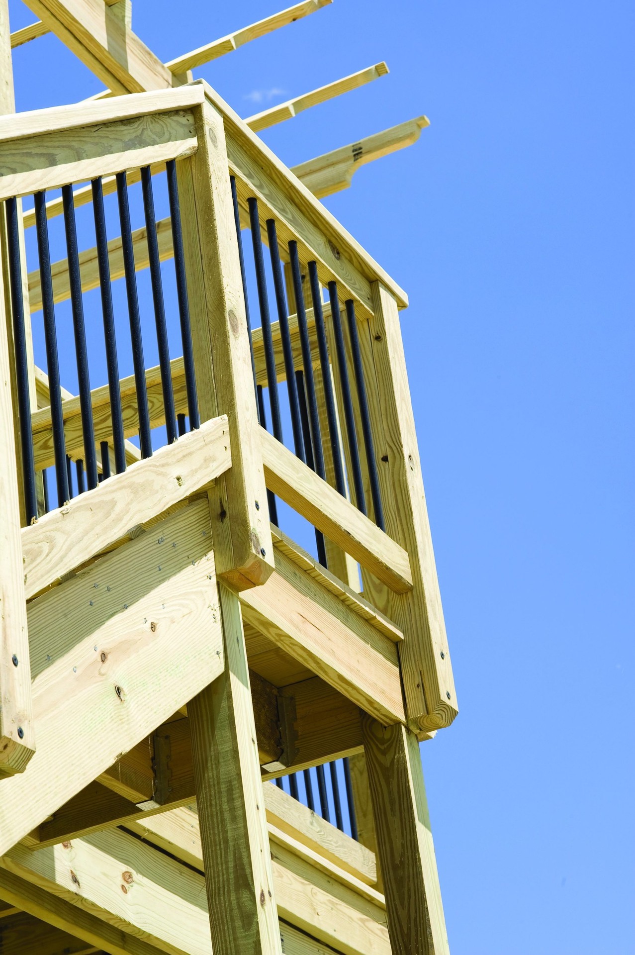 slide 4 of 6, Deck Plus 3/8-in x 6-in Black Epoxy Hex -Head Exterior Lag screws, 1 ct