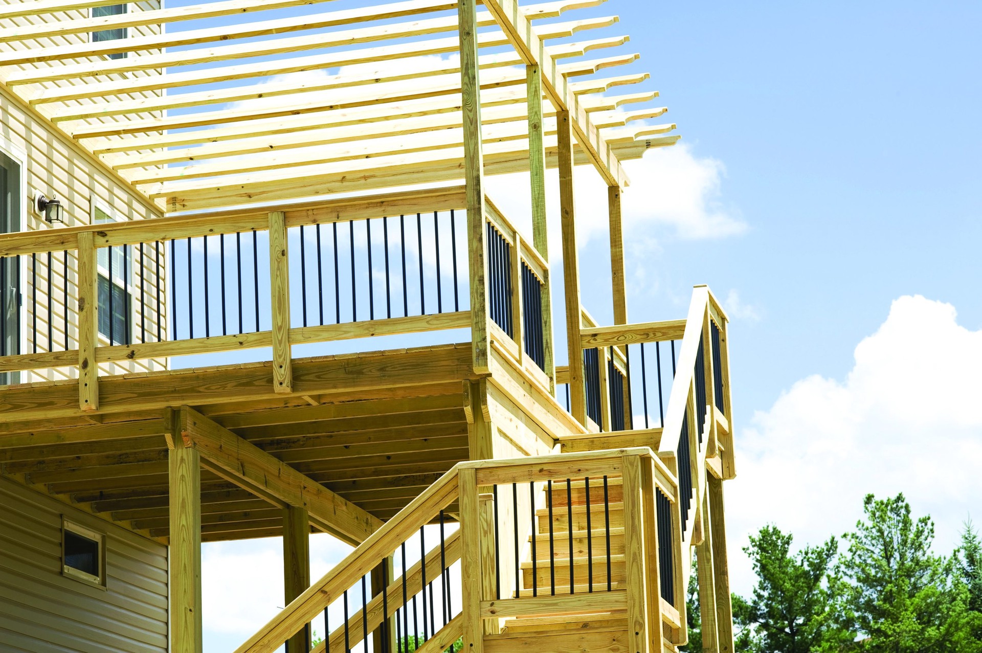 slide 5 of 6, Deck Plus 1/2-in x 6-in Black Epoxy Hex -Head Exterior Lag screws, 1 ct