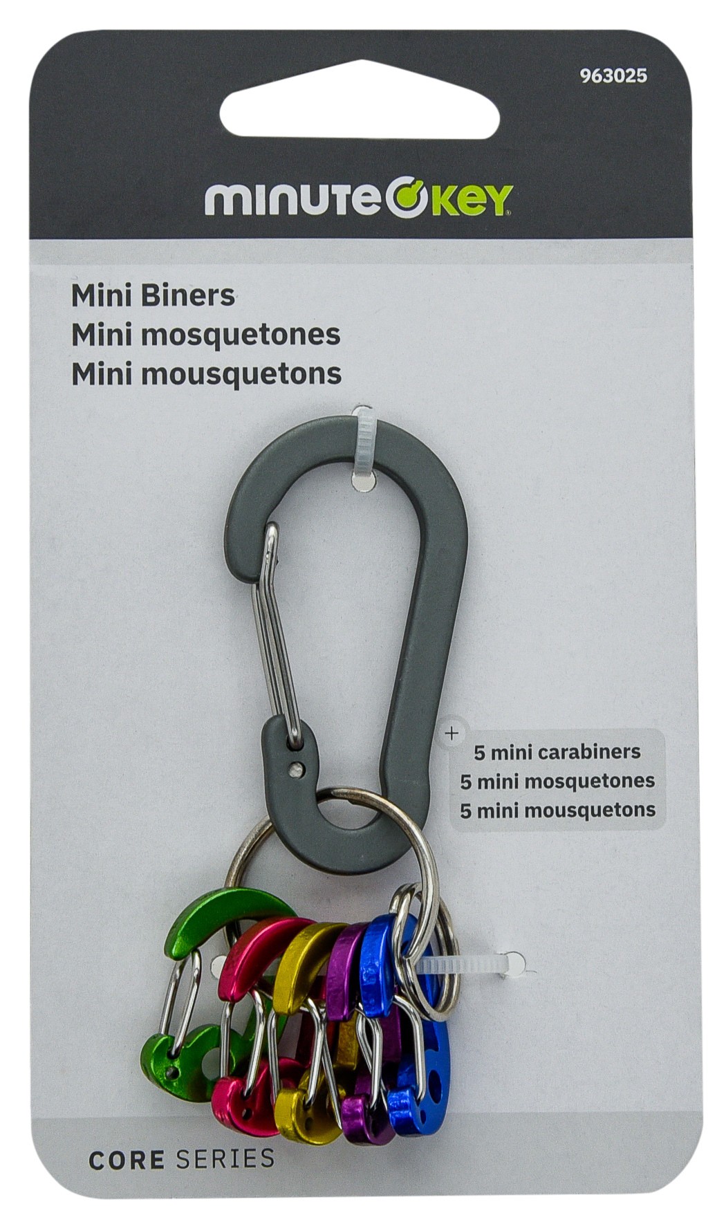 slide 1 of 3, Minute Key Multiple colors/finishes Keychain, 1 ct
