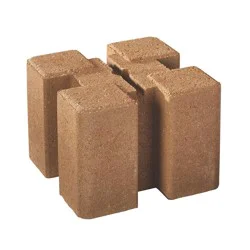 Oldcastle 5.50-in H x 7.75-in L x 7.75-in D Tan Concrete Planter wall block