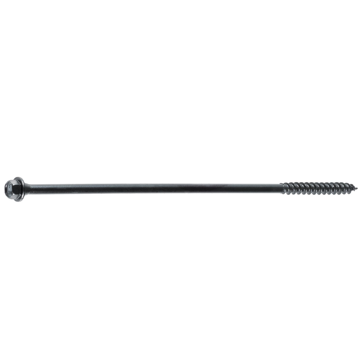 slide 2 of 3, TimberLOK by FastenMaster 8-in Black Ecoat Hex -Head Interior/Exterior Structural wood screws 50 -Pack, 1 ct
