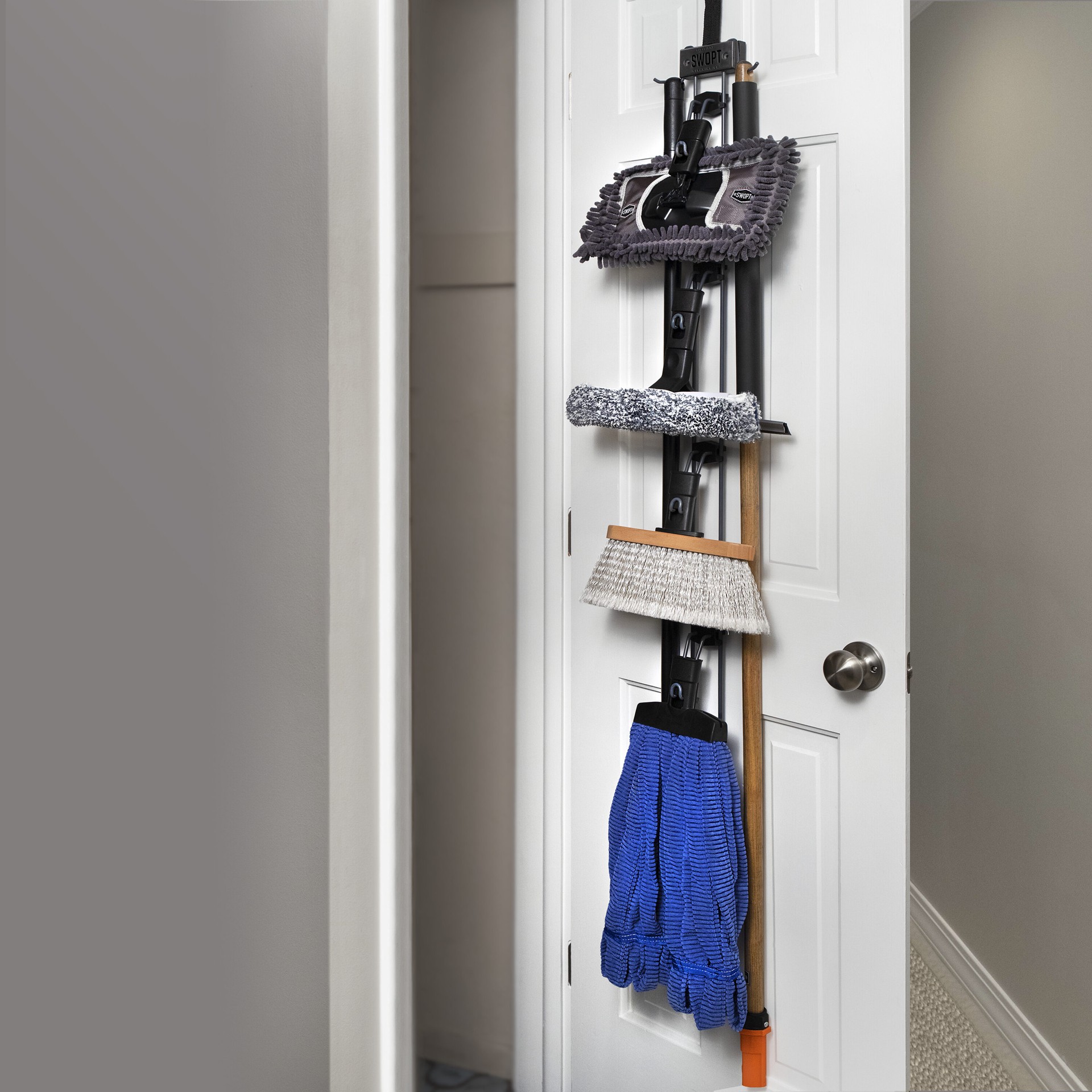 slide 5 of 6, SWOPT Head Only Smooth Surface Microfiber Twist String Mop, 1 ct