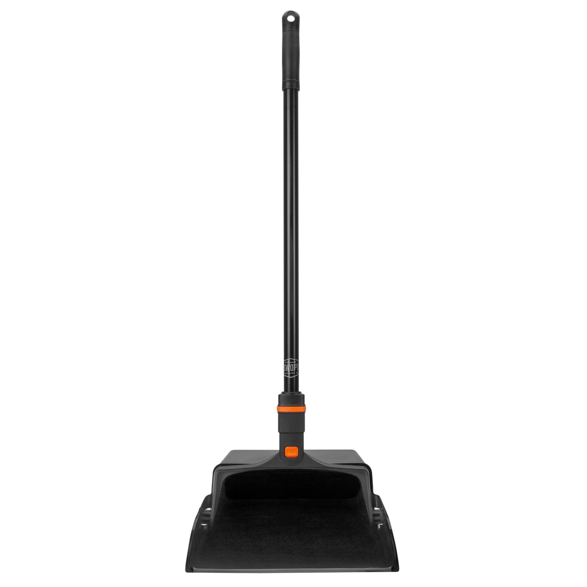 slide 2 of 6, SWOPT Plastic 29 in. Handle with 12 in. Wide Upright dustpan, 1 ct