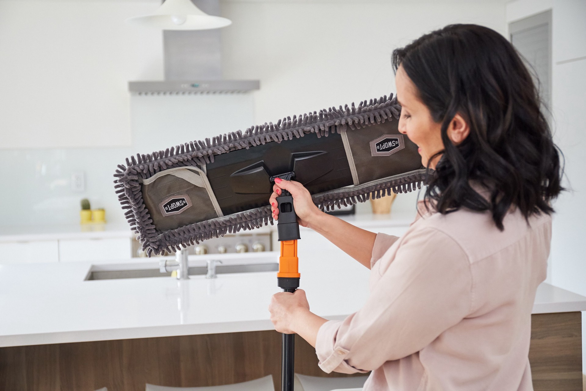 slide 6 of 6, SWOPT Steel Broom handle, 1 ct