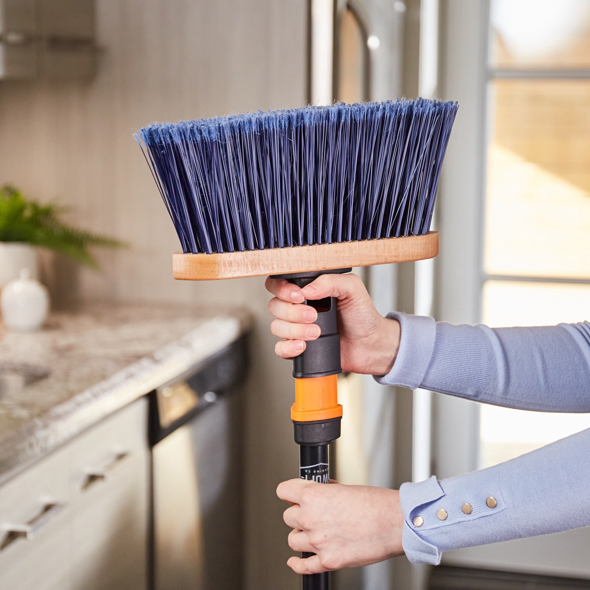 slide 6 of 6, SWOPT Steel Broom handle, 1 ct