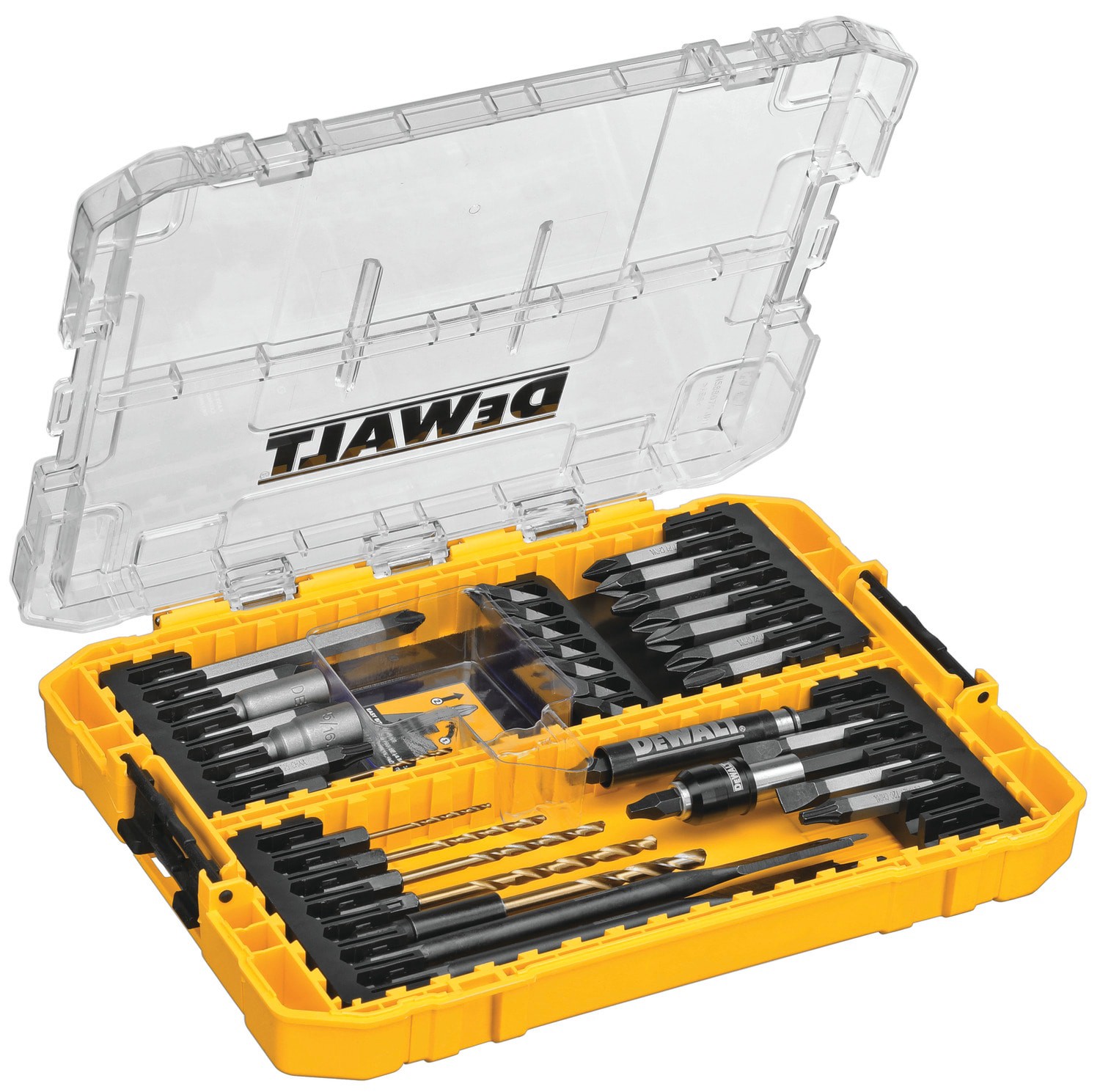slide 4 of 6, DEWALT Tough Grip Screwdriver Bit Set (35-Piece), 1 ct