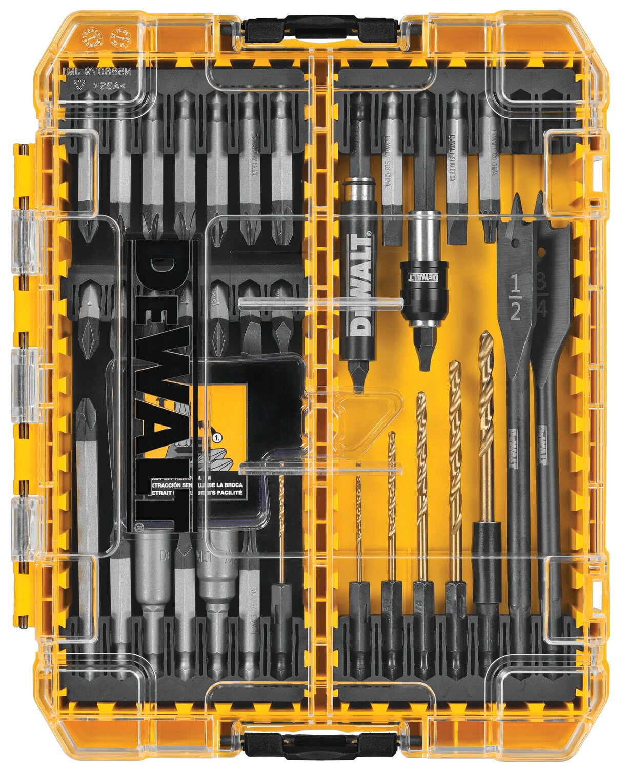 slide 6 of 6, DEWALT Tough Grip Screwdriver Bit Set (35-Piece), 1 ct