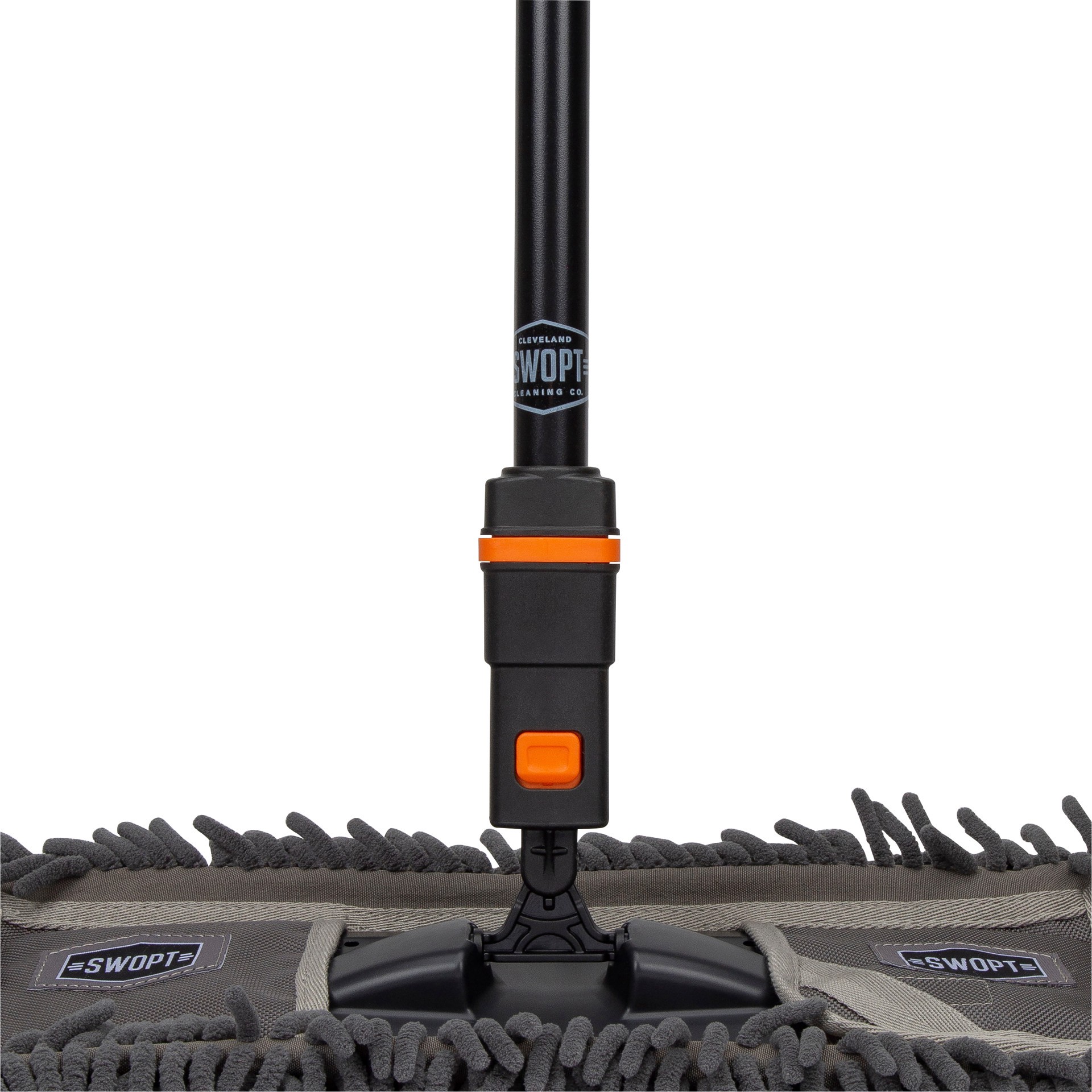 slide 6 of 6, SWOPT 60 in Steel Handle and 18 in Smooth Surface Microfiber Dust Mop, 1 ct