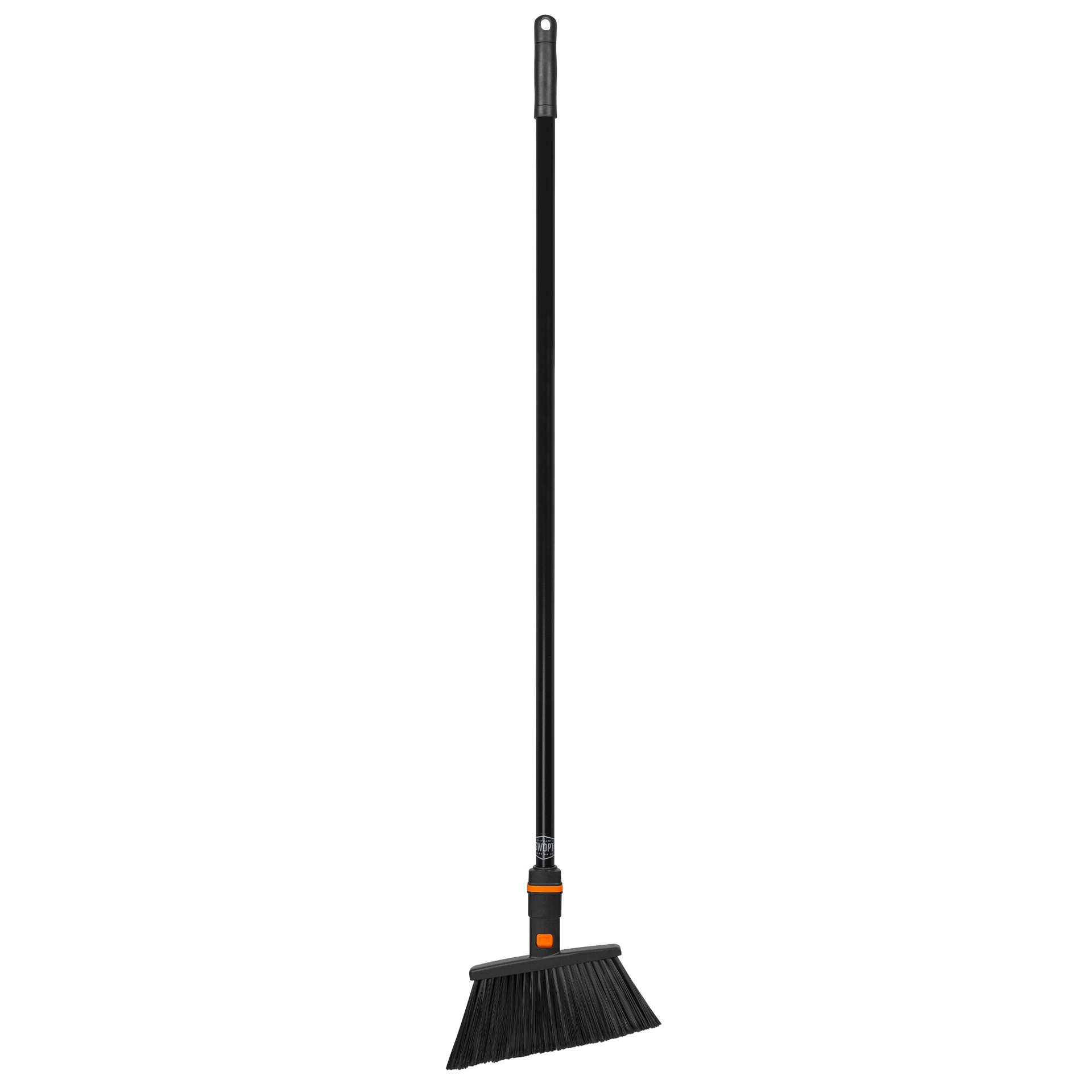slide 2 of 6, SWOPT 48 in Steel Handle with Standard Duty Head 11-in Poly fiber Multi-surface Angle Upright Broom, 1 ct