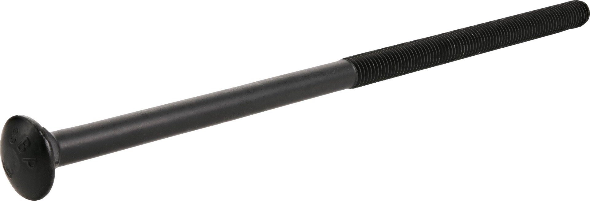 slide 1 of 6, Deck Plus 1/2-in x 12-in Coated Coarse Thread Exterior Carriage Bolt, 1 ct