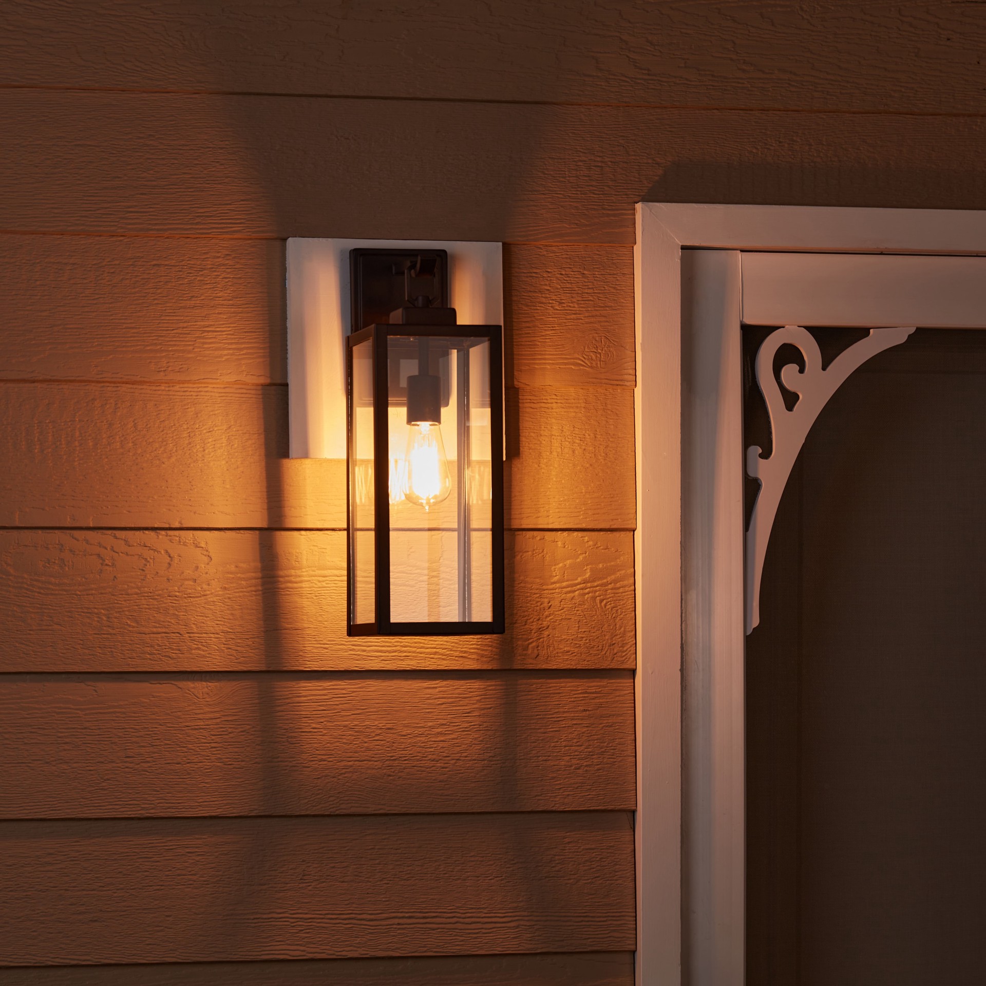 slide 2 of 6, Quoizel Breitling 1 -Light 18-in H Matte Black Hardwired Outdoor Wall Light, 1 ct