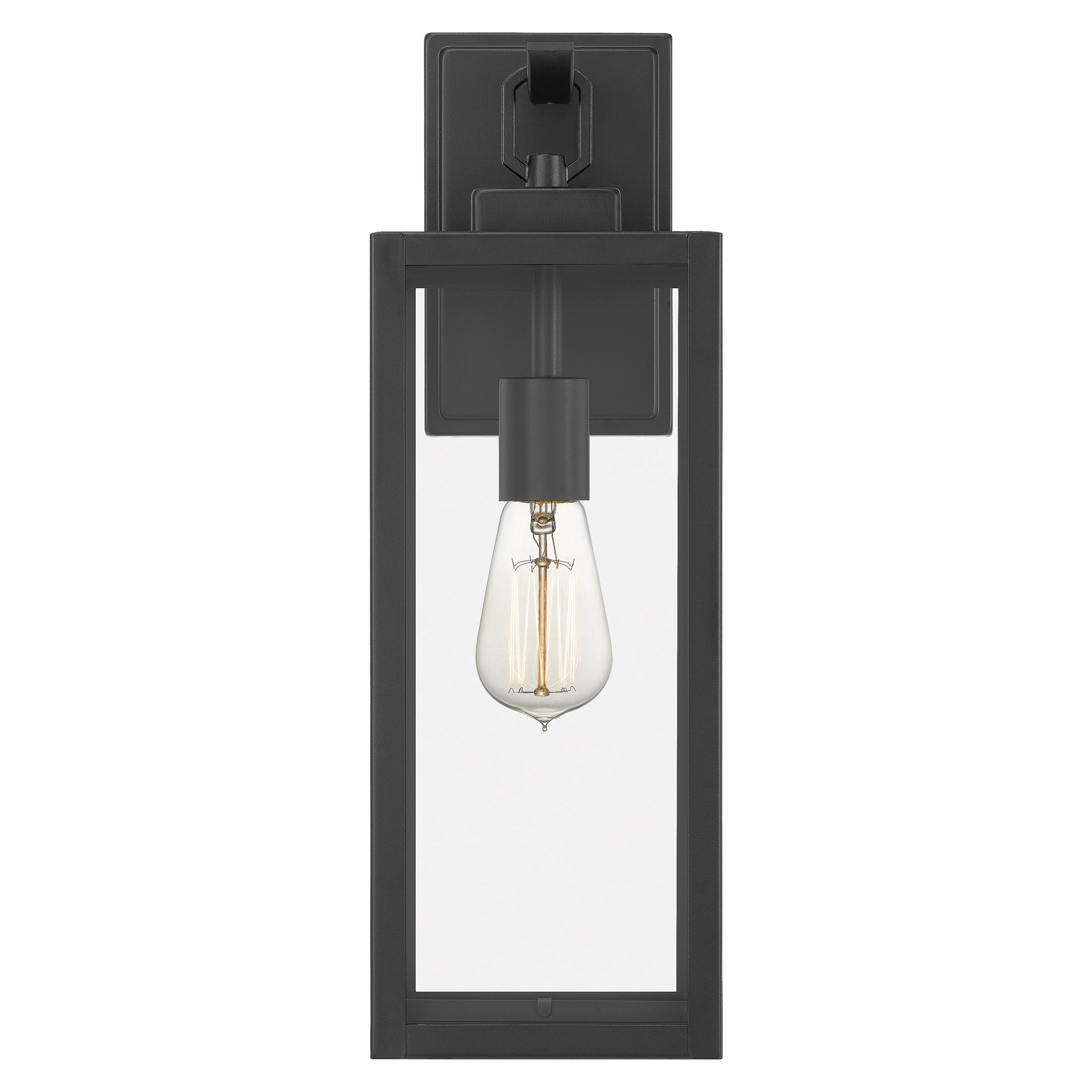 slide 6 of 6, Quoizel Breitling 1 -Light 18-in H Matte Black Hardwired Outdoor Wall Light, 1 ct