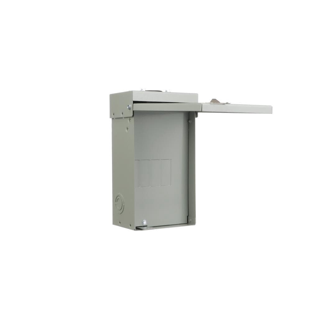 slide 6 of 6, Eaton Type BR 125 -Amp 4 -Spaces 8 -Circuit Outdoor Main Lug Load Center, 1 ct