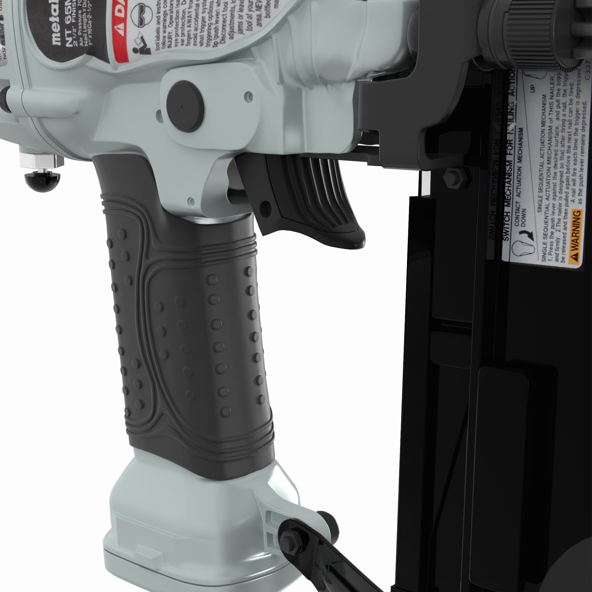 slide 3 of 6, Metabo HPT 2-1/2-in 16 -Gauge Pneumatic Straight Finish Nailer, 1 ct