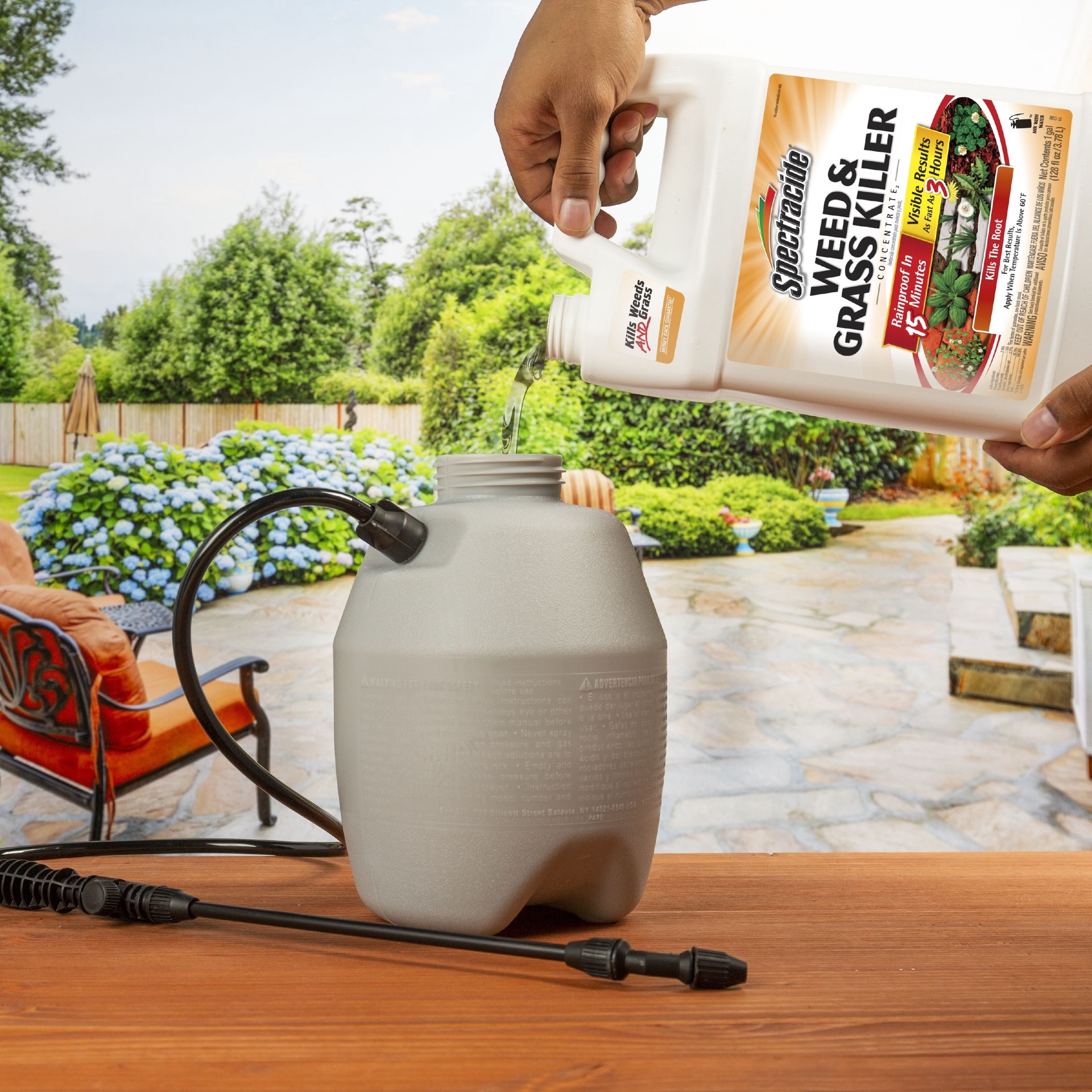 slide 3 of 6, Spectracide 1 -Gallon Concentrate Weed and Grass Killer, 1 ct