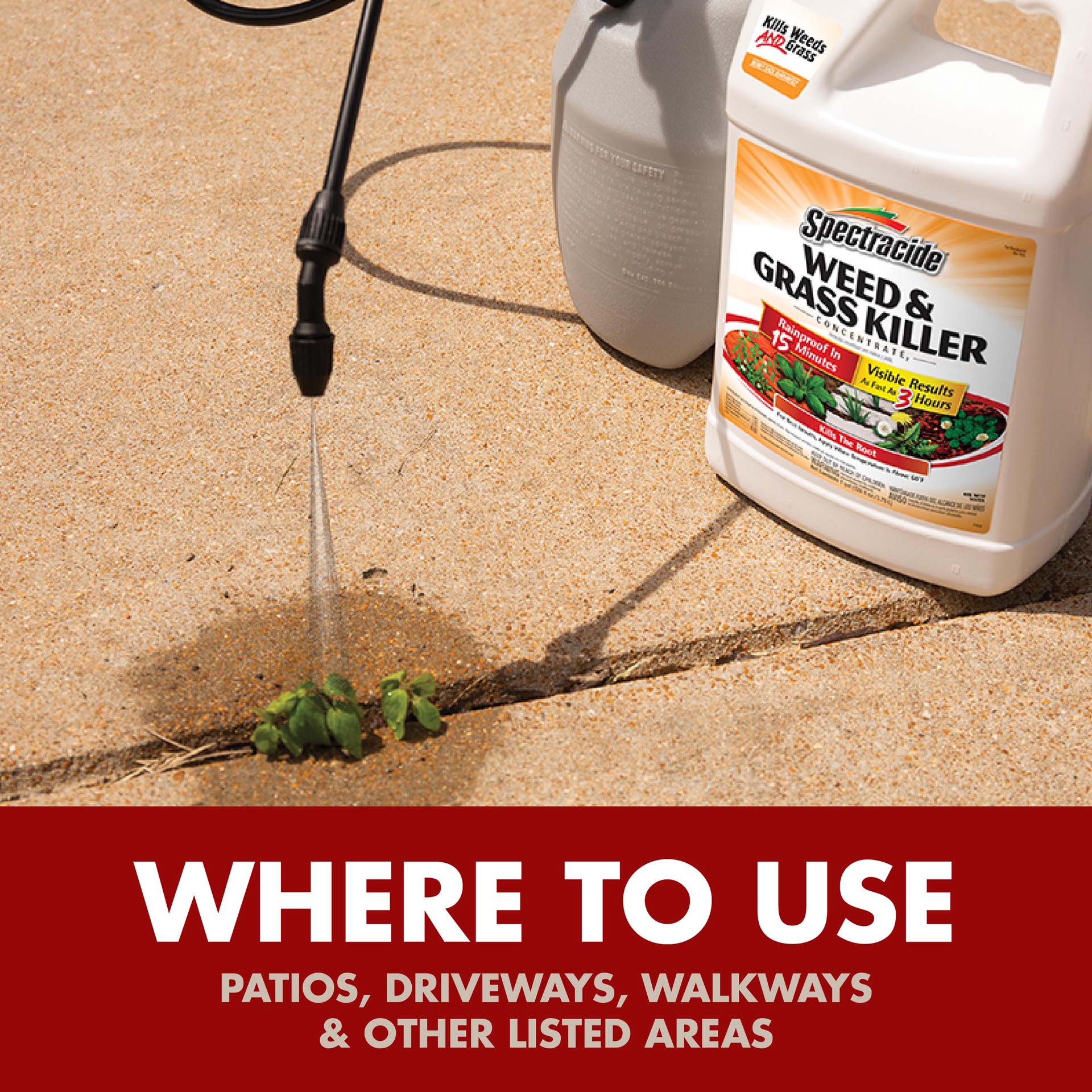 slide 5 of 6, Spectracide 1 -Gallon Concentrate Weed and Grass Killer, 1 ct