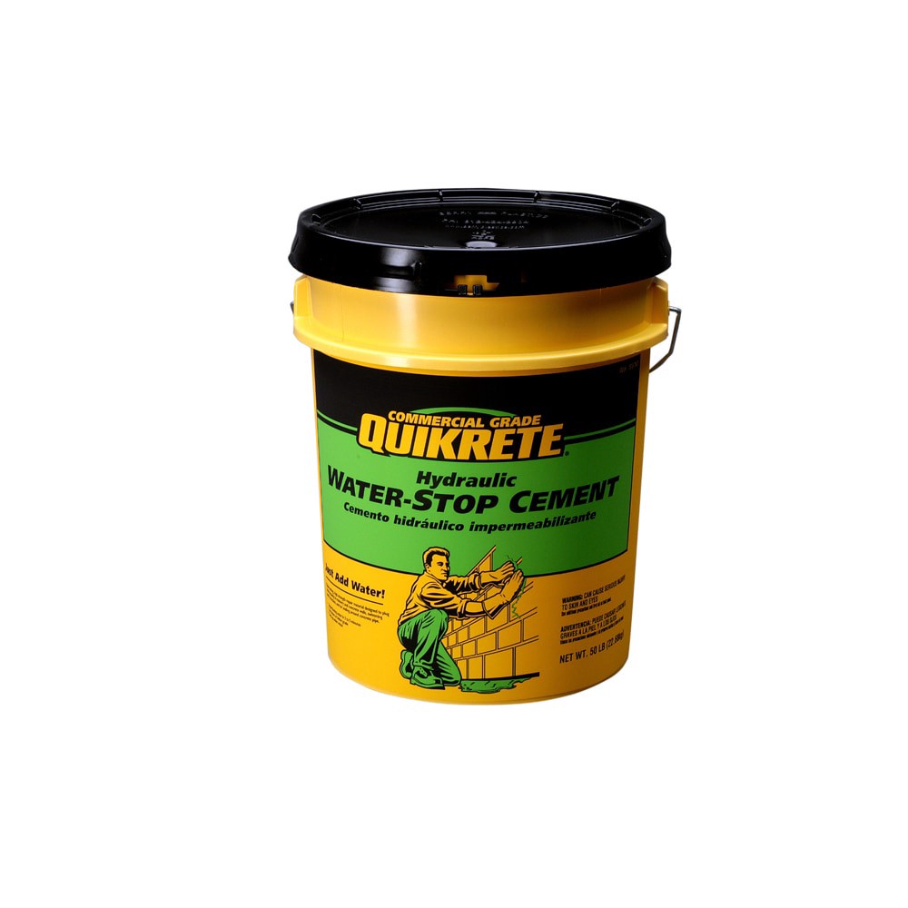 slide 1 of 4, QUIKRETE Hydraulic Water-Stop 50 -lb Concrete Repair accessory, 1 ct