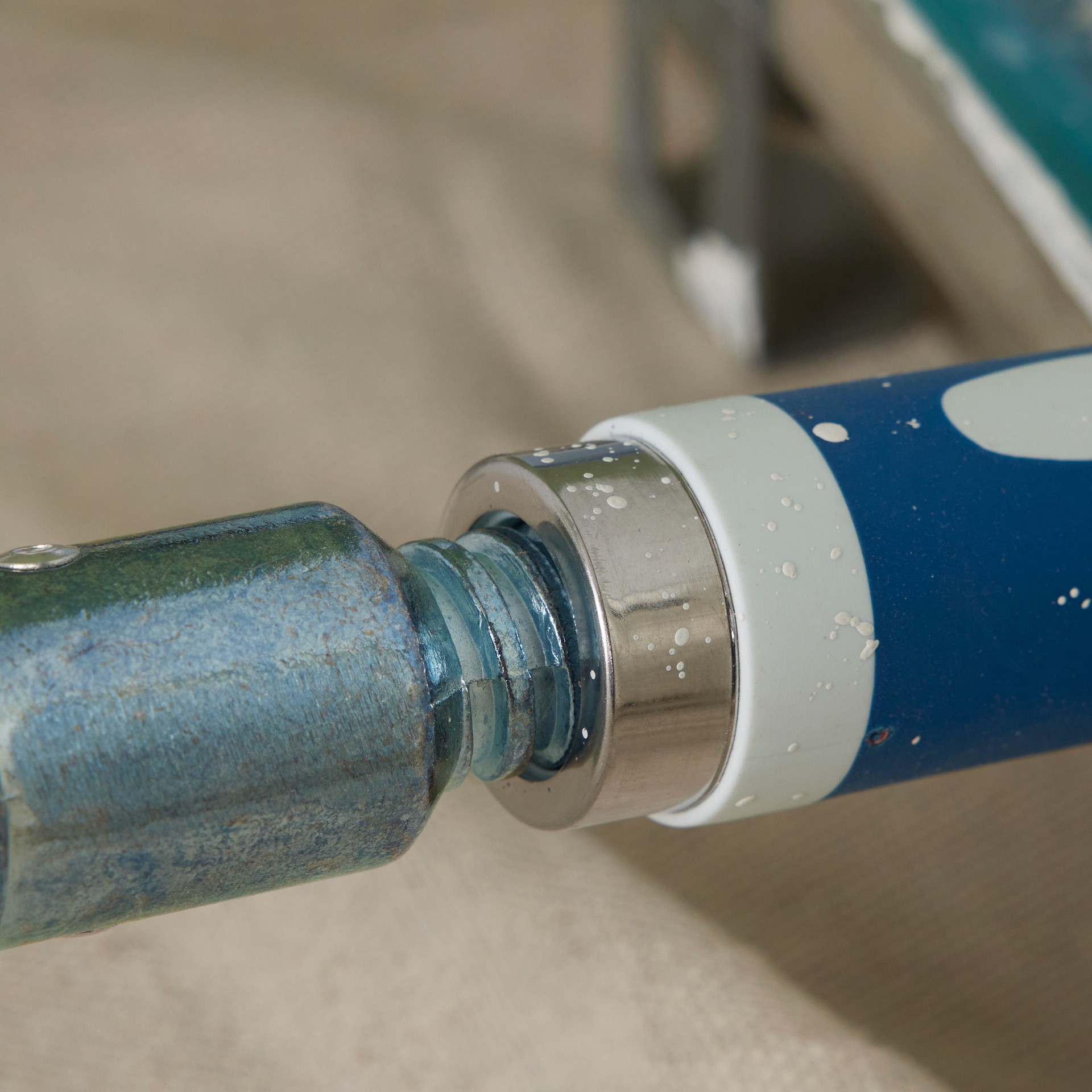 slide 3 of 6, Project Source 4-ft to 8-ft Telescoping Fiberglass Extension Pole, 1 ct